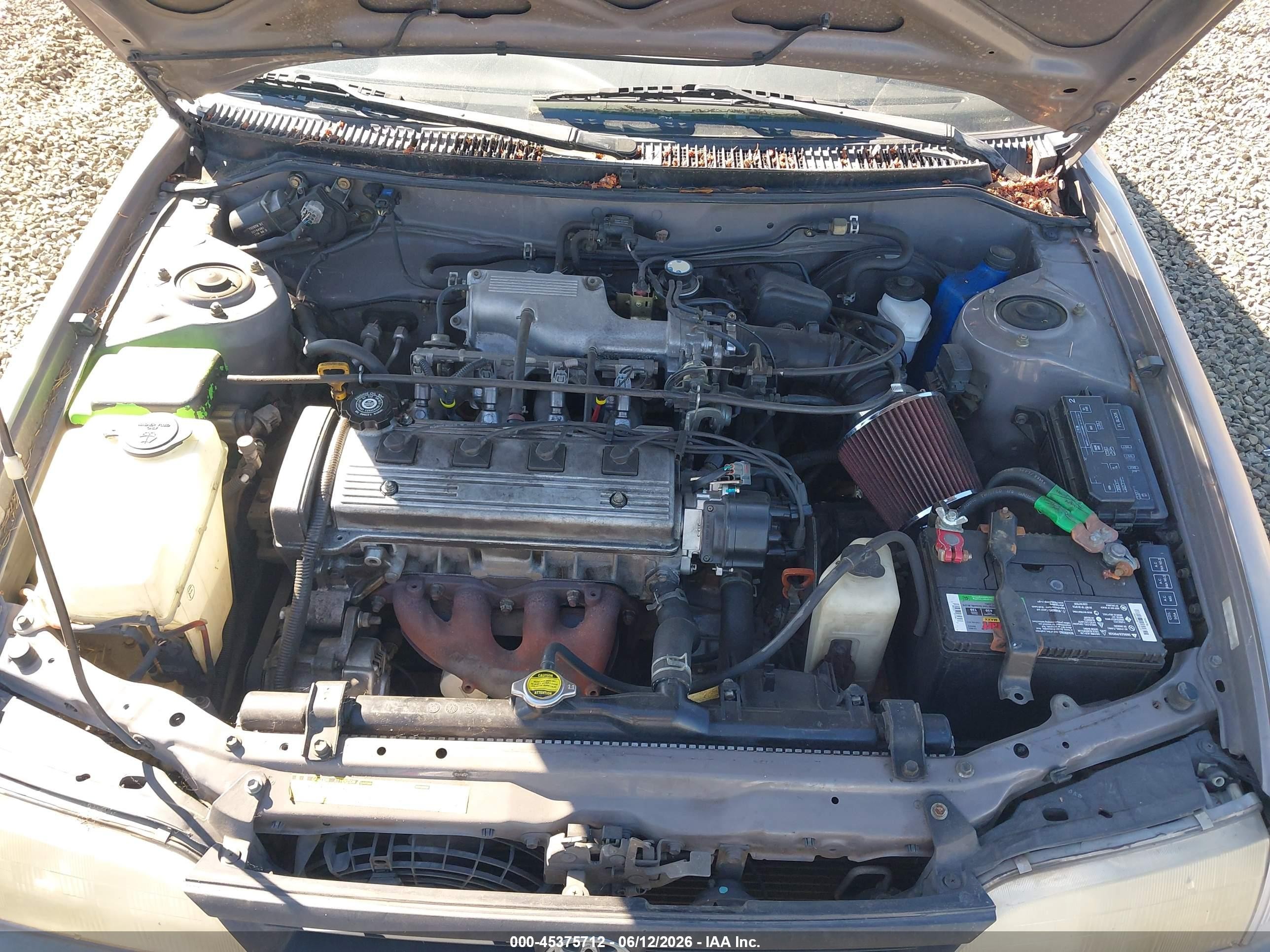 1995 Toyota Corolla Dx Gray vin: JT2AE09V0S0090752