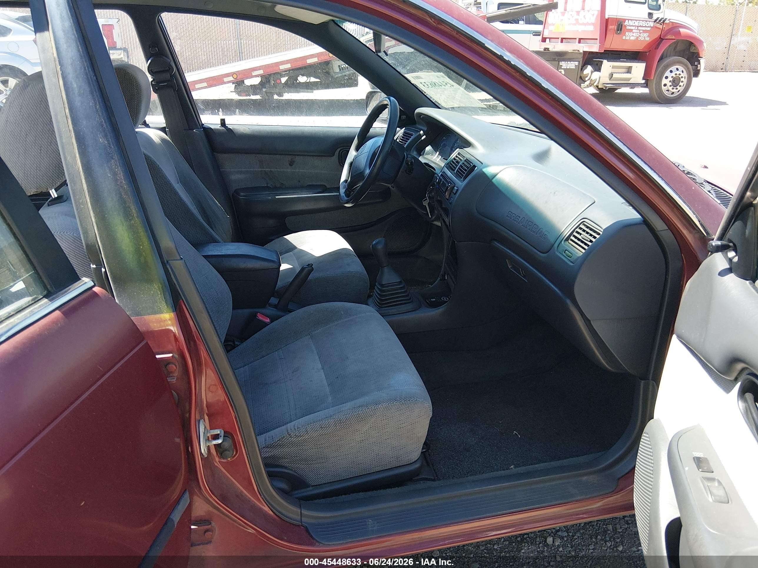 1995 Toyota Corolla Dx Red vin: JT2AE09V5S0092366