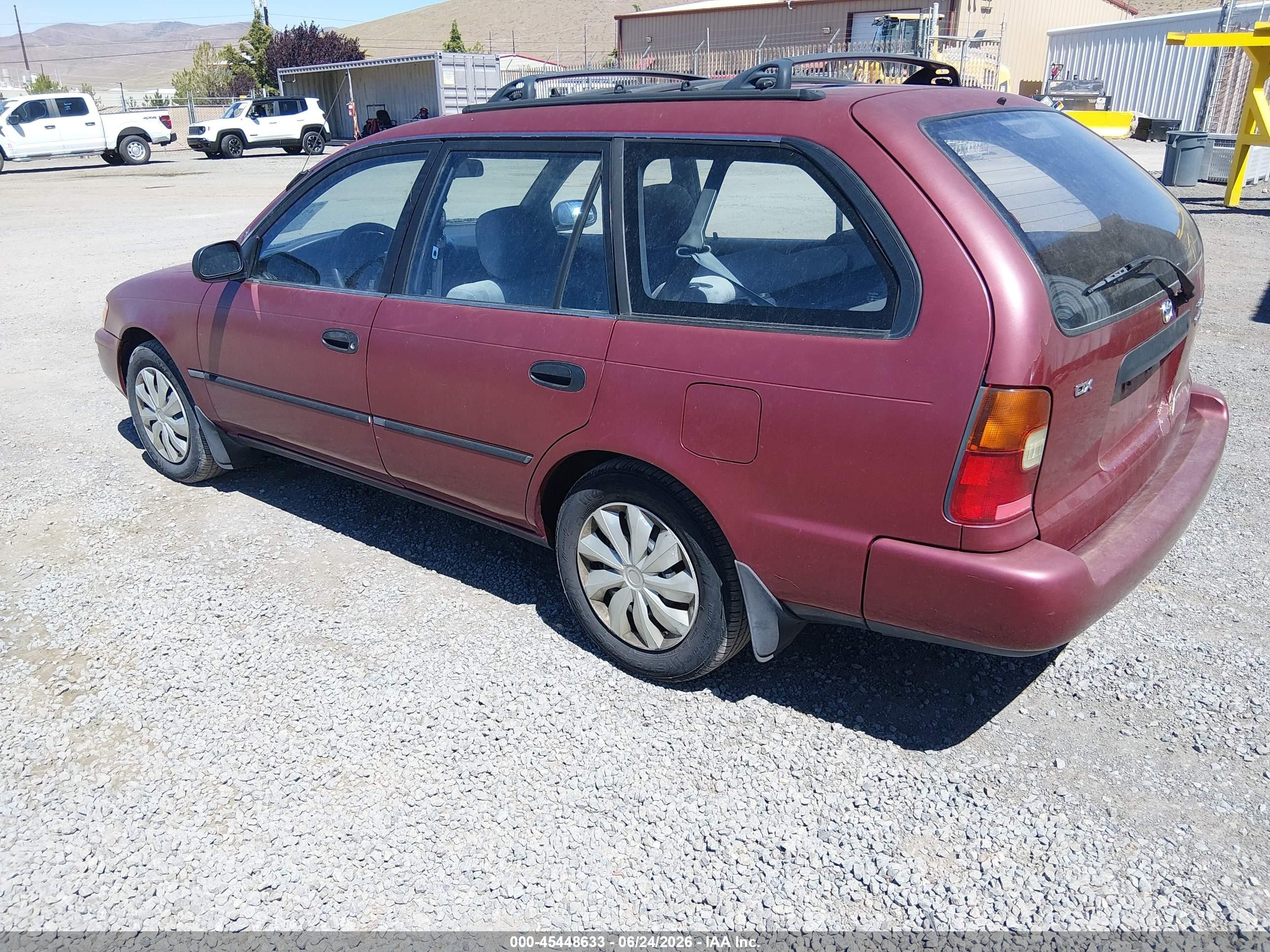 1995 Toyota Corolla Dx Red vin: JT2AE09V5S0092366