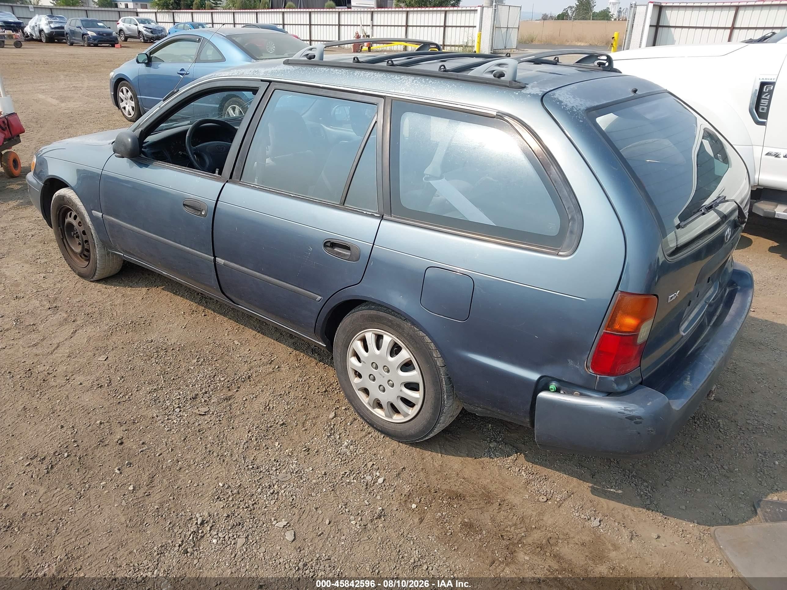 1994 Toyota Corolla Dx Light Blue vin: JT2AE09V7R0049710