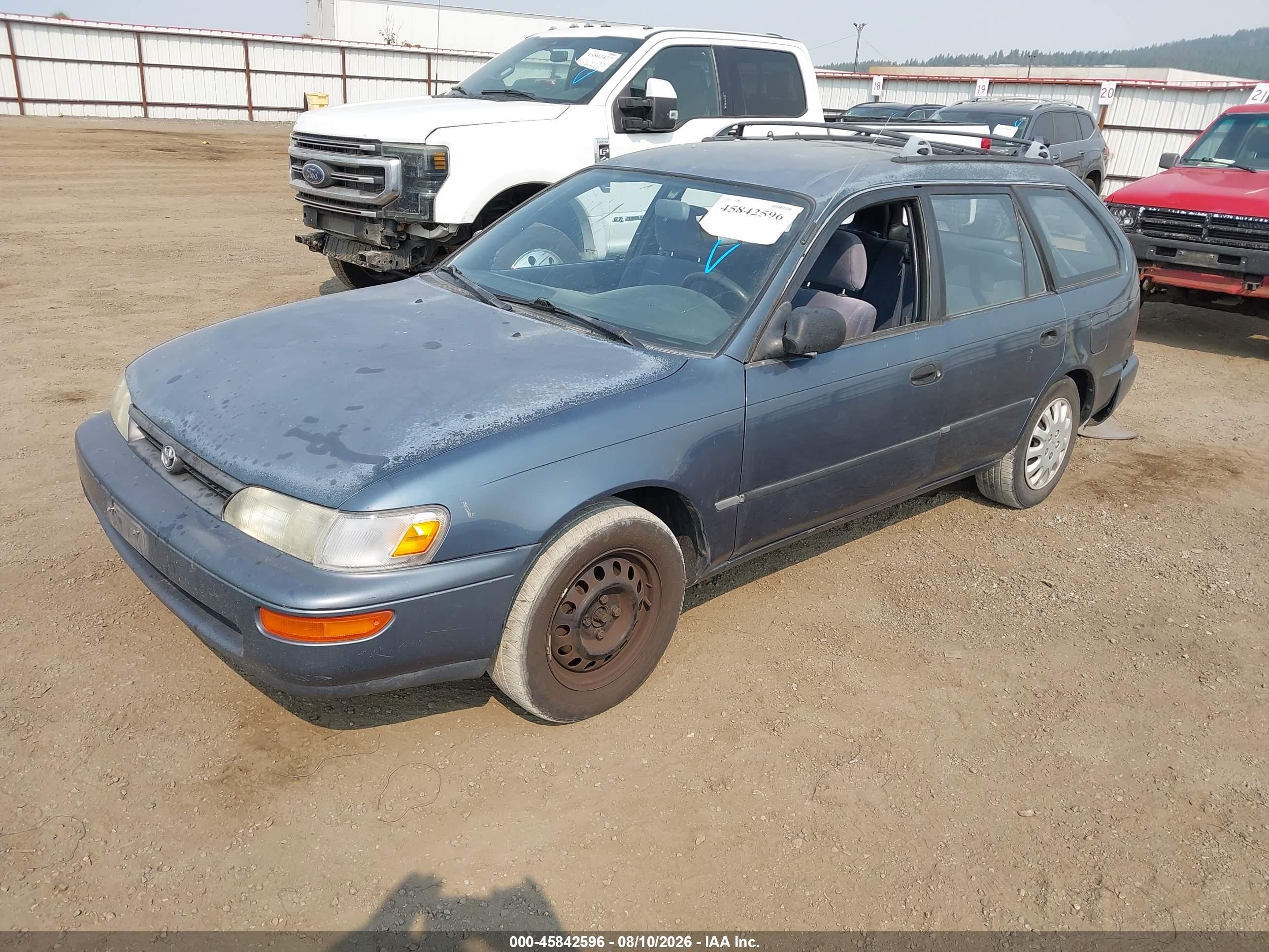 1994 Toyota Corolla Dx Light Blue vin: JT2AE09V7R0049710