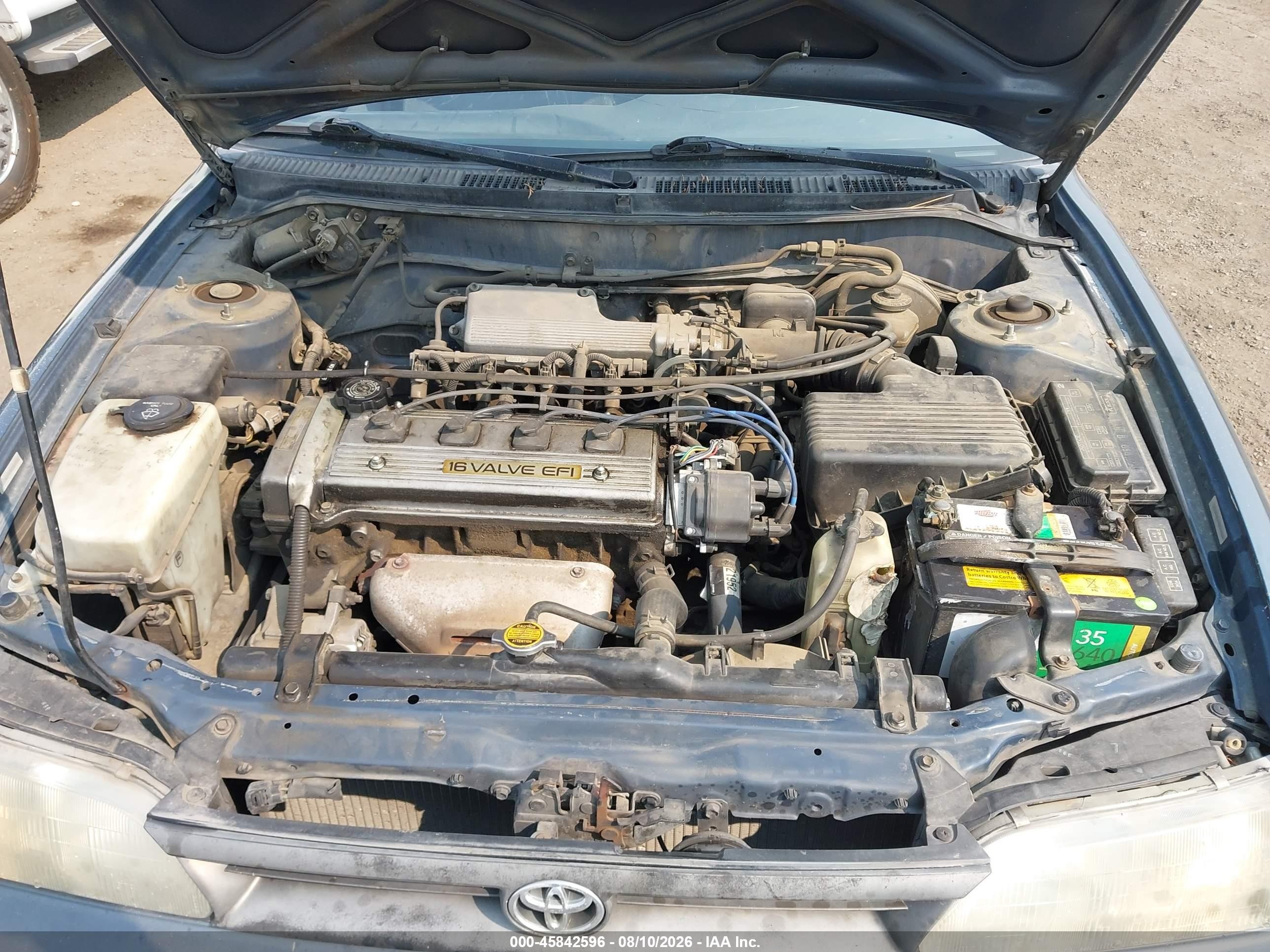 1994 Toyota Corolla Dx Light Blue vin: JT2AE09V7R0049710