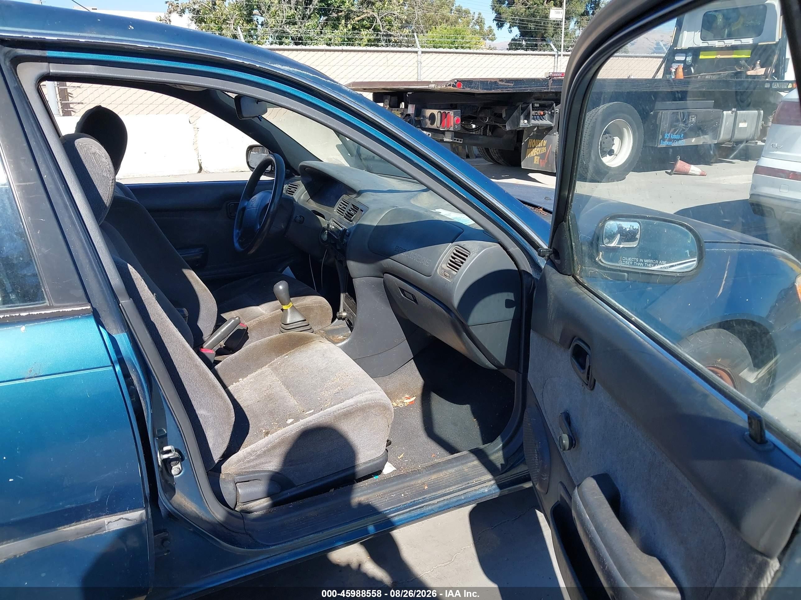 1994 Toyota Corolla Dx Teal vin: JT2AE09V8R0049666