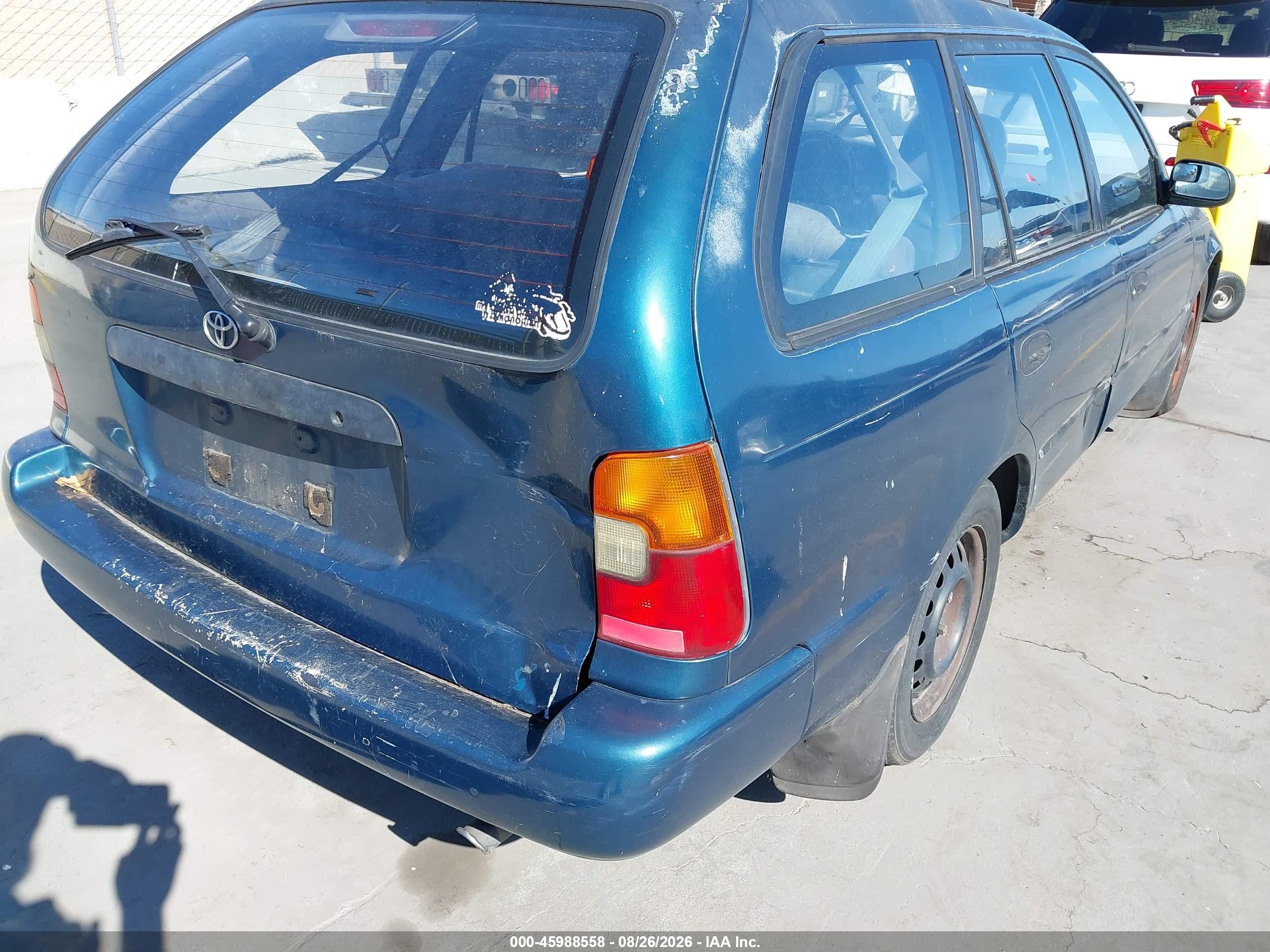 1994 Toyota Corolla Dx Teal vin: JT2AE09V8R0049666