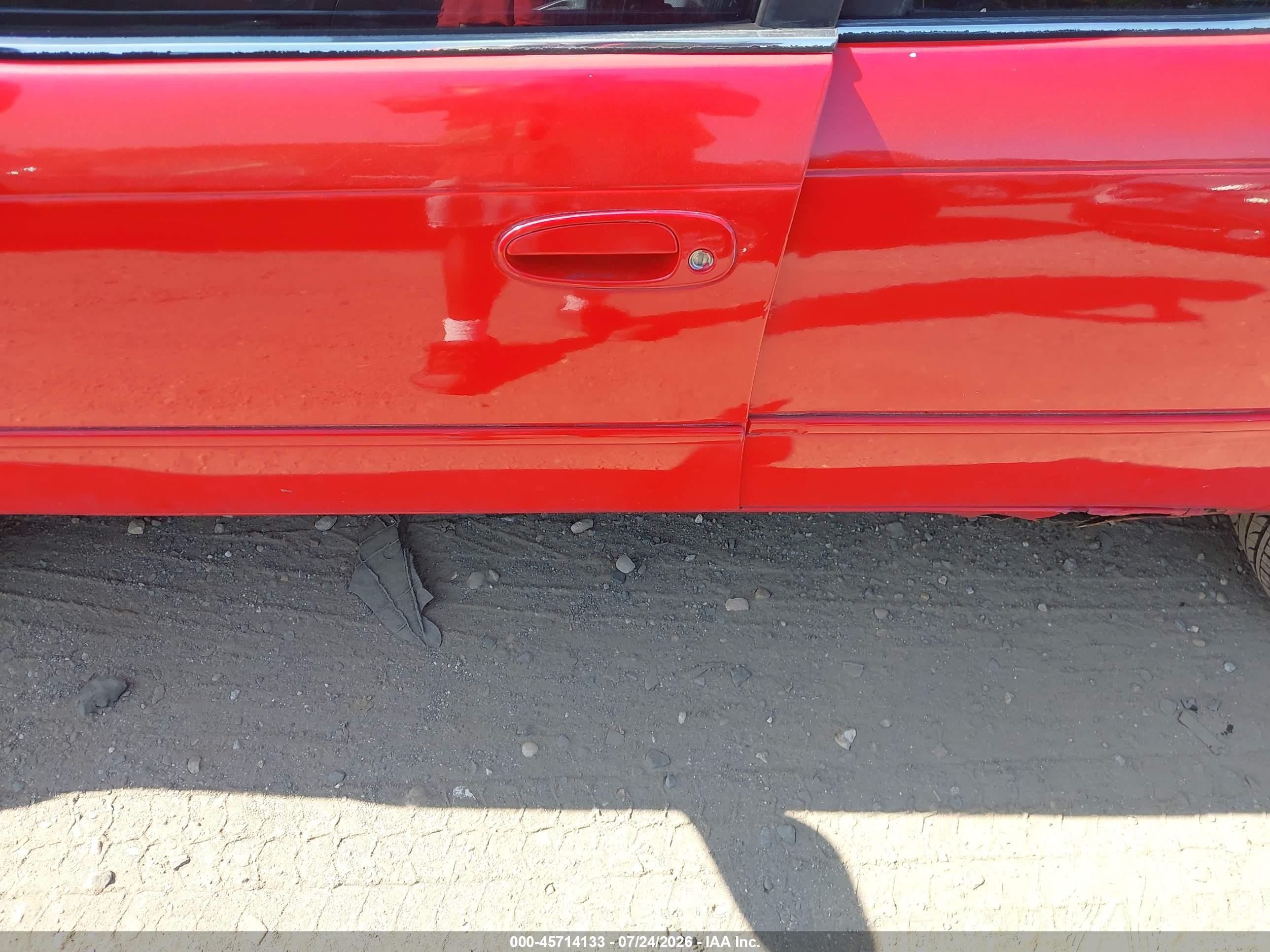 1993 Toyota Corolla Dx Red vin: JT2AE09W7P0043170