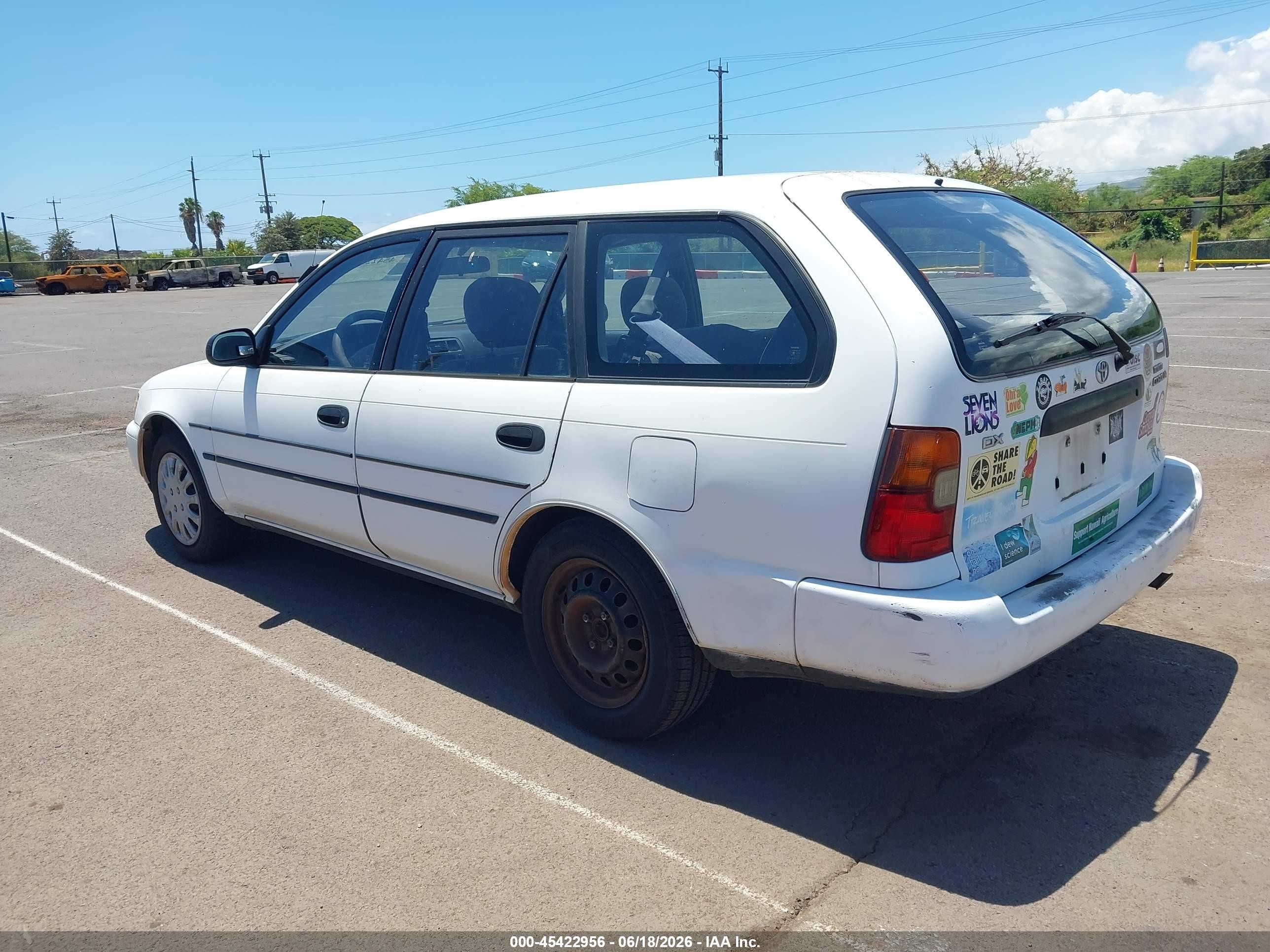 1993 Toyota Corolla Dx Белый vin: JT2AE09W8P0030847