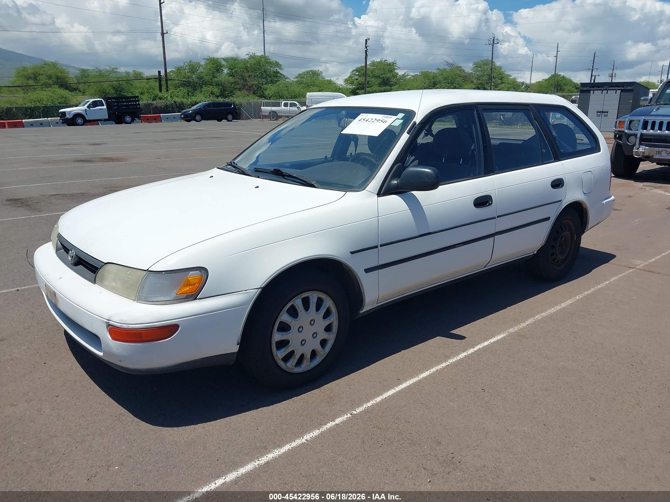 1993 Toyota Corolla Dx Белый vin: JT2AE09W8P0030847