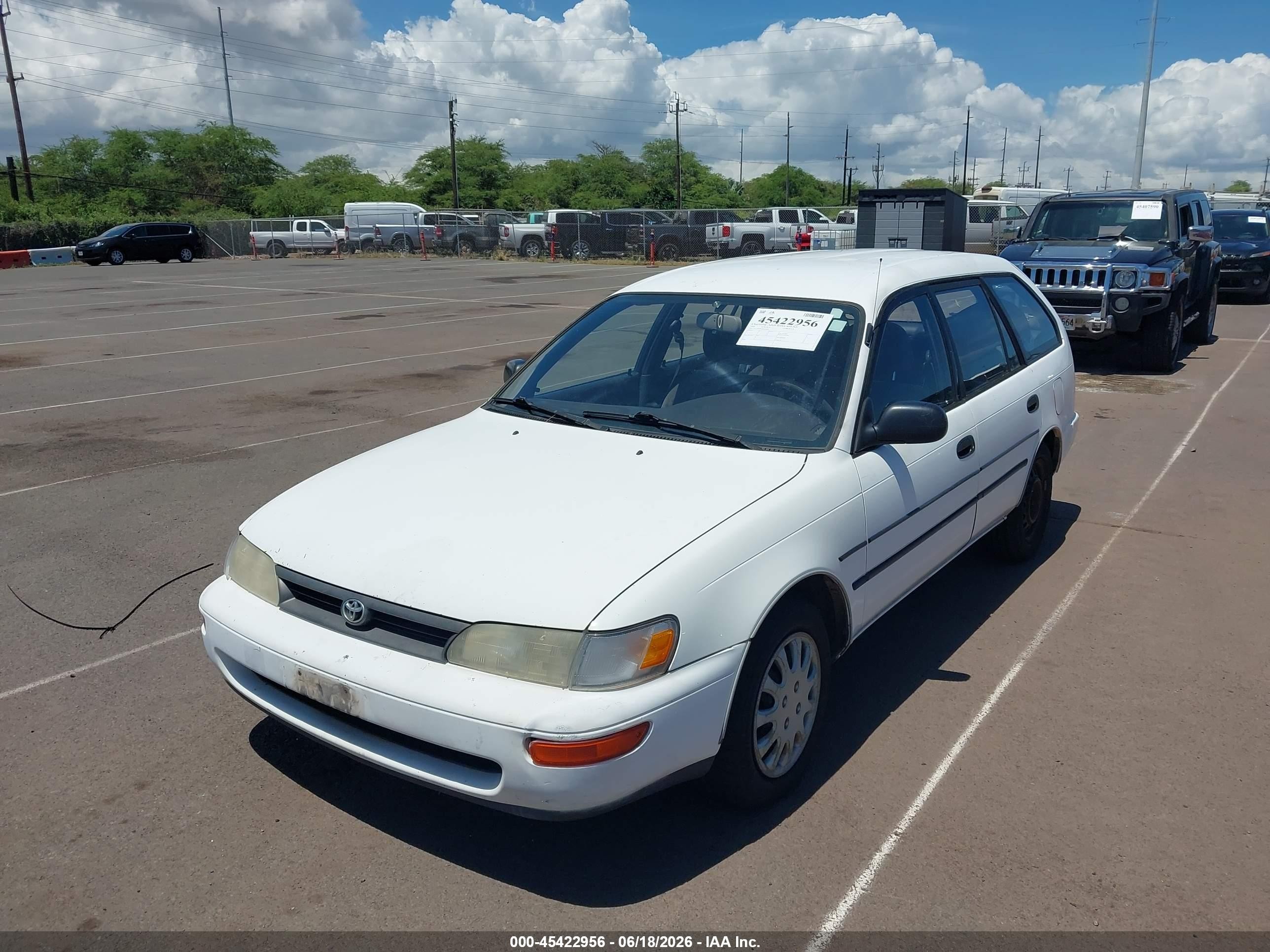 1993 Toyota Corolla Dx Белый vin: JT2AE09W8P0030847