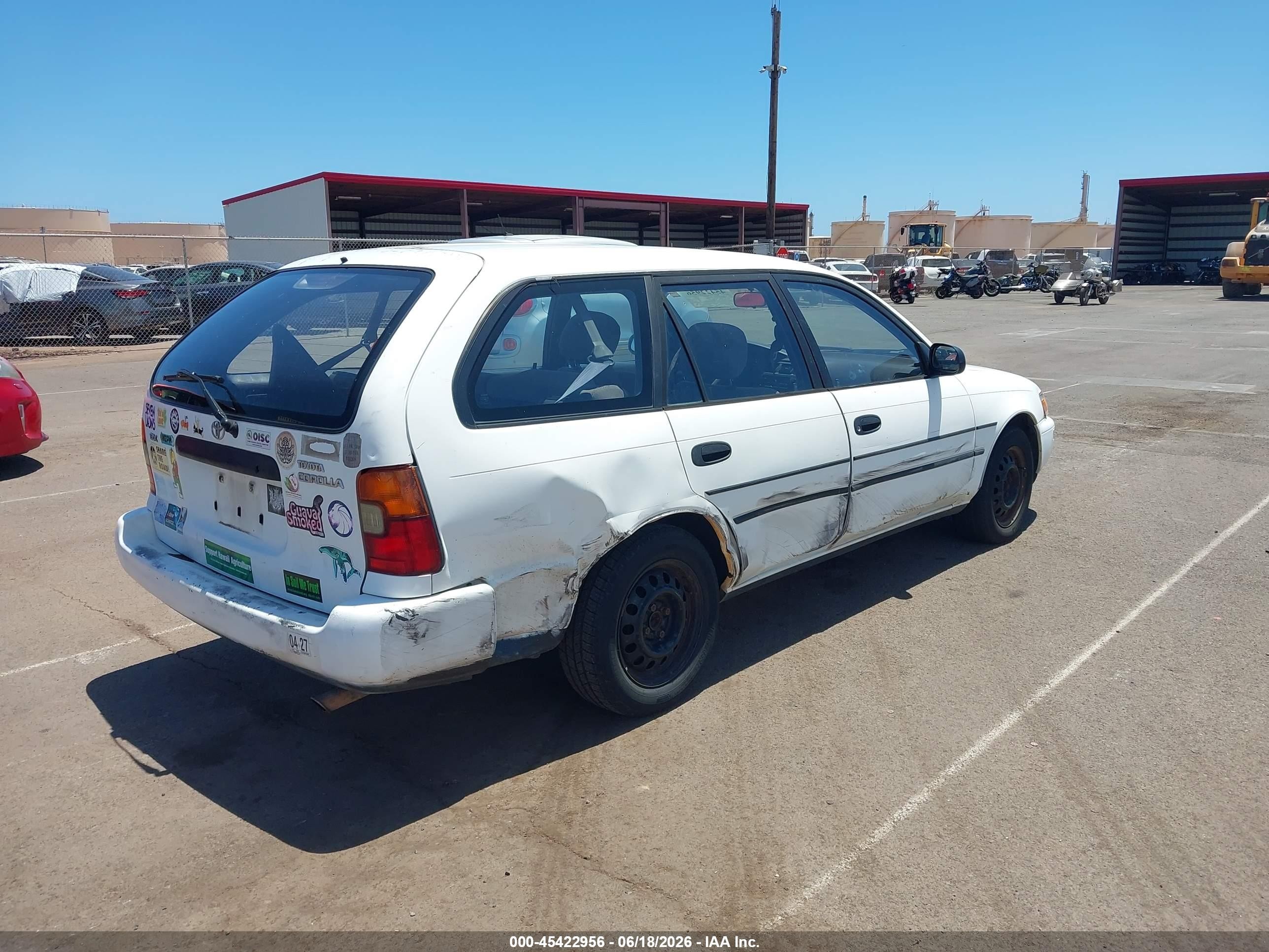 1993 Toyota Corolla Dx Белый vin: JT2AE09W8P0030847