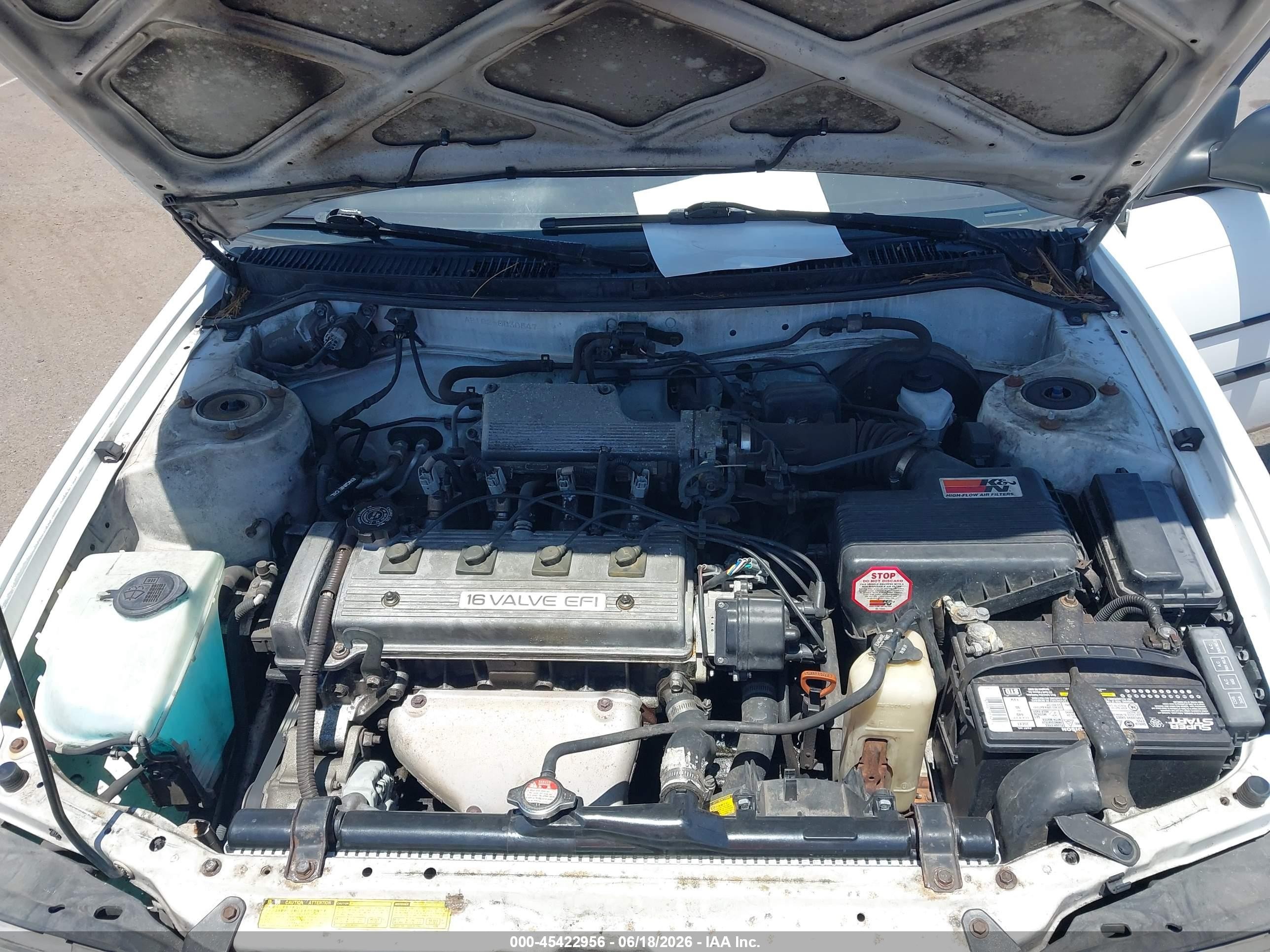 1993 Toyota Corolla Dx Белый vin: JT2AE09W8P0030847