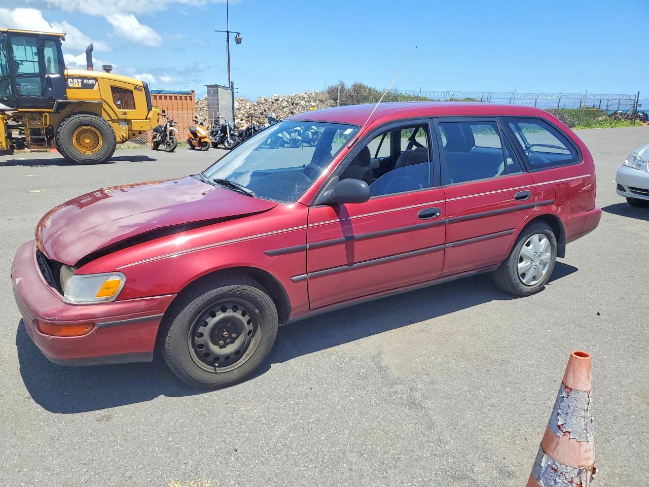 1993 Toyota Corolla Dx Red vin: JT2AE09WXP0026458