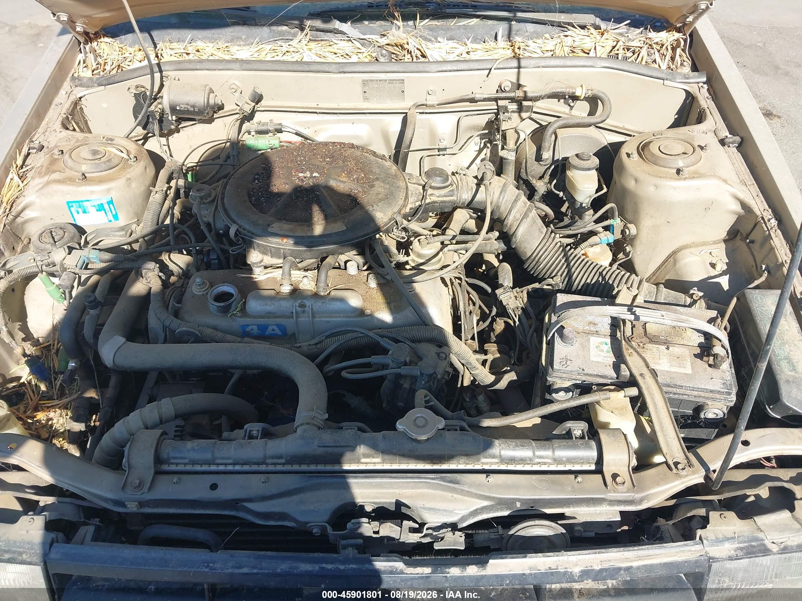 1986 Toyota Corolla Dlx Silver vin: JT2AE82E2G3313985