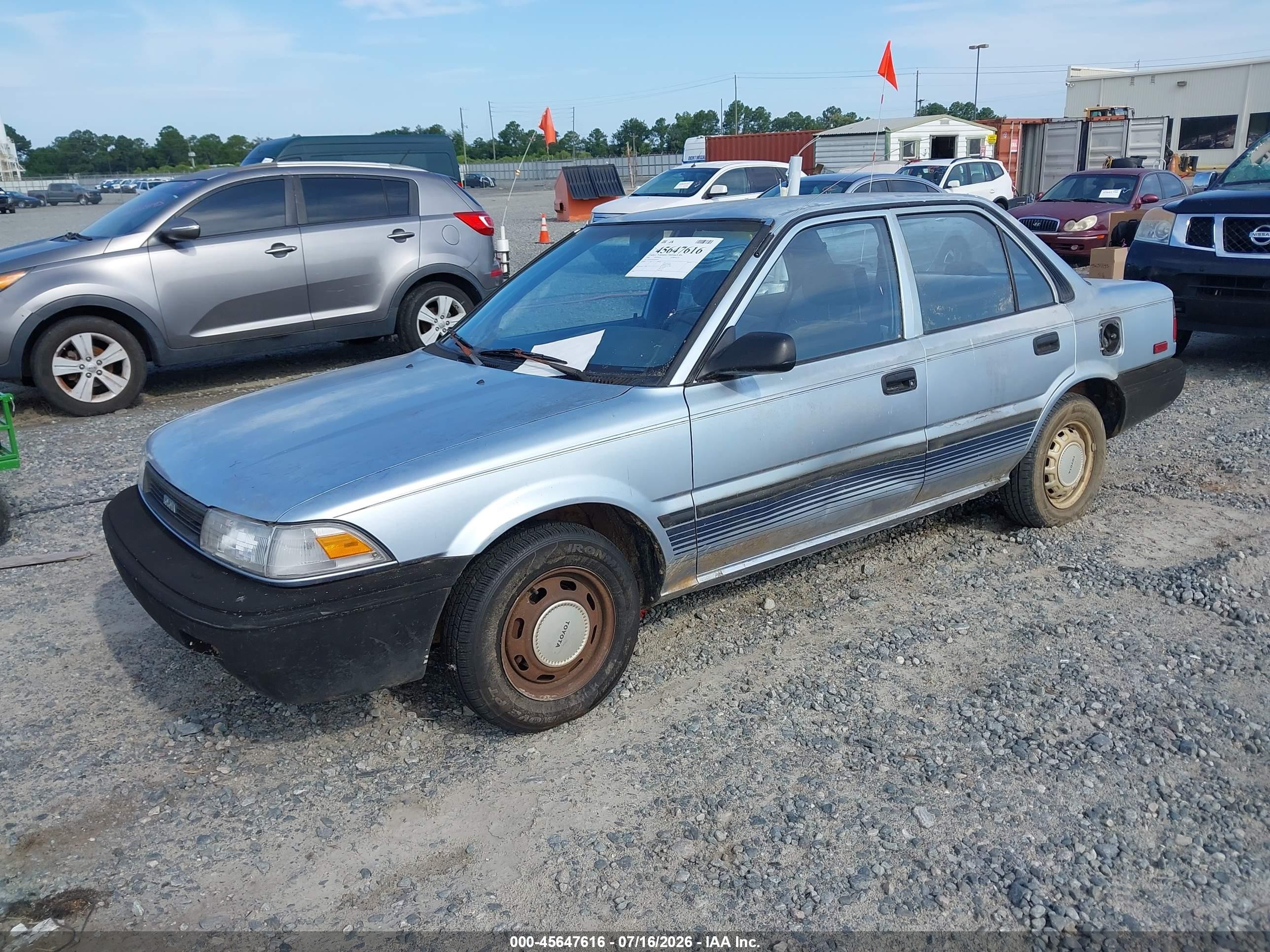 1988 Toyota Corolla Dlx Blue vin: JT2AE92E5J0022864
