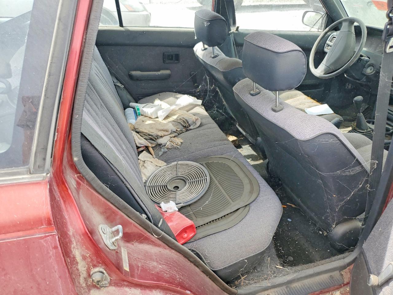 1988 Toyota Corolla Deluxe Red vin: JT2AE92W1K3180885