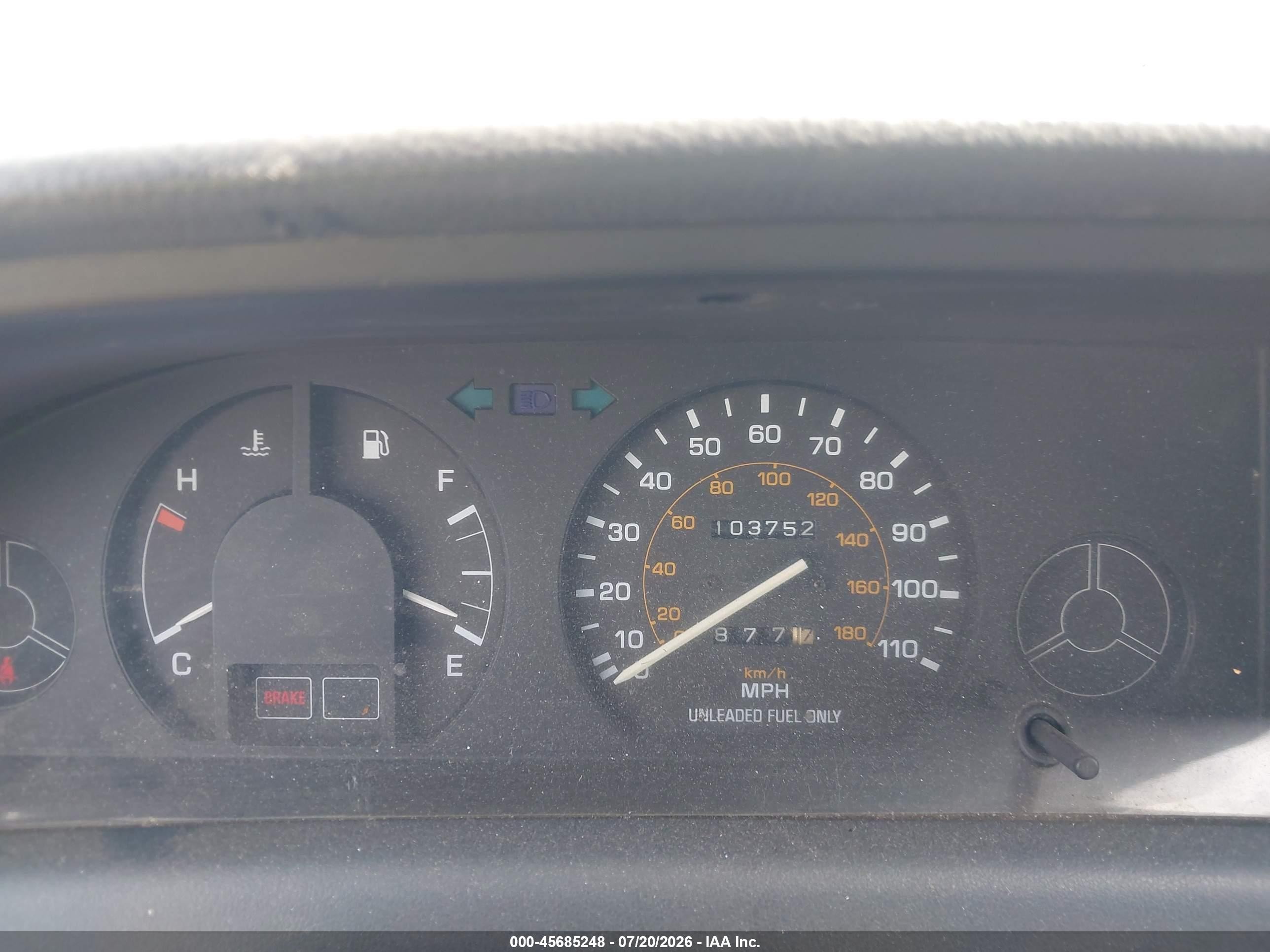 1990 Toyota Corolla Dlx Black vin: JT2AE94A7L3325902