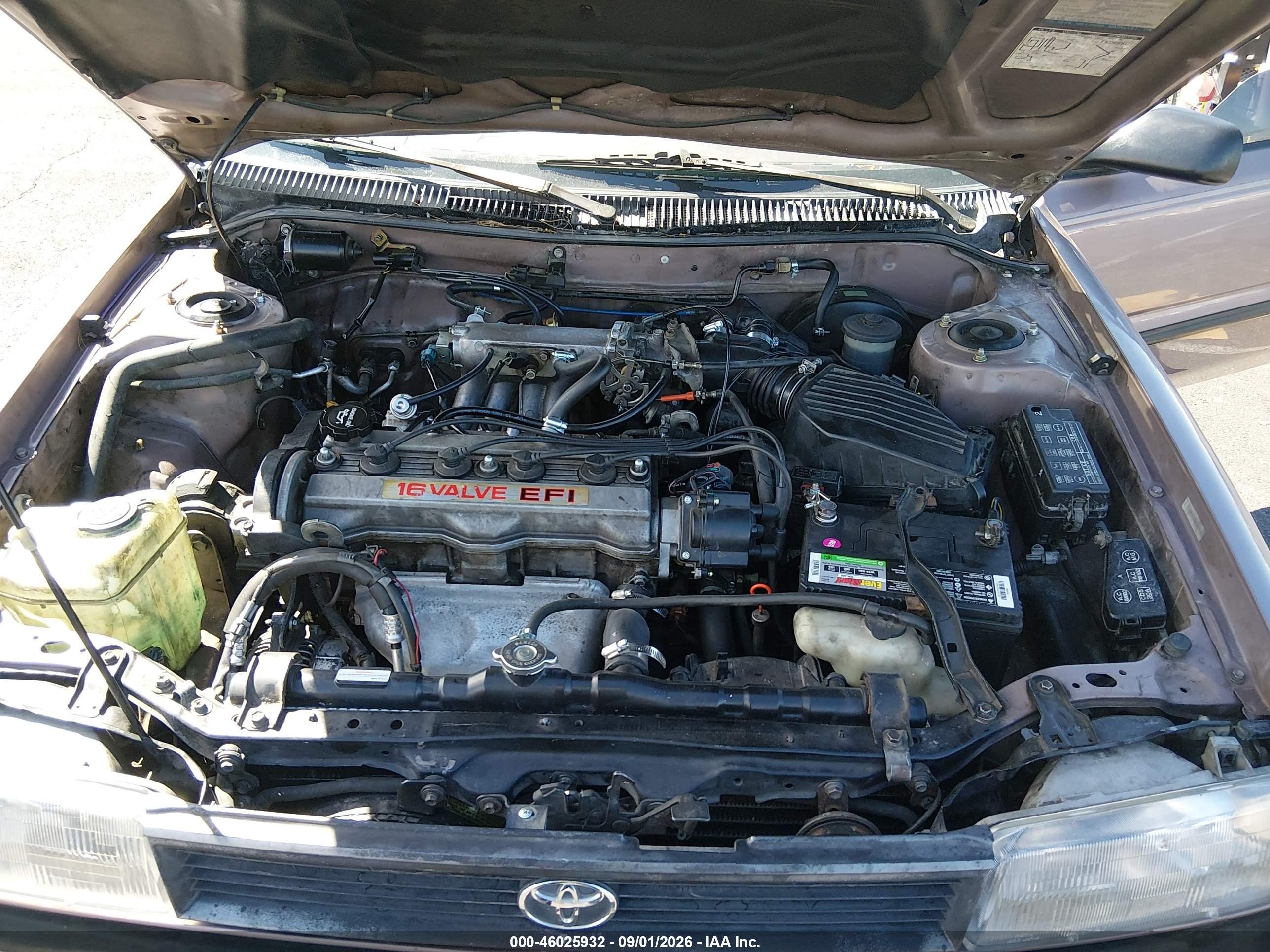 1992 Toyota Corolla Dlx Pewter vin: JT2AE94A9N0305560