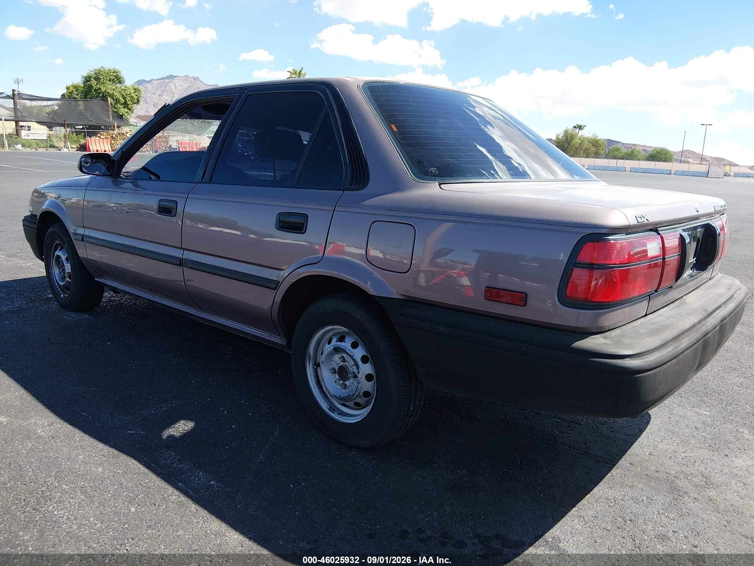 1992 Toyota Corolla Dlx Pewter vin: JT2AE94A9N0305560