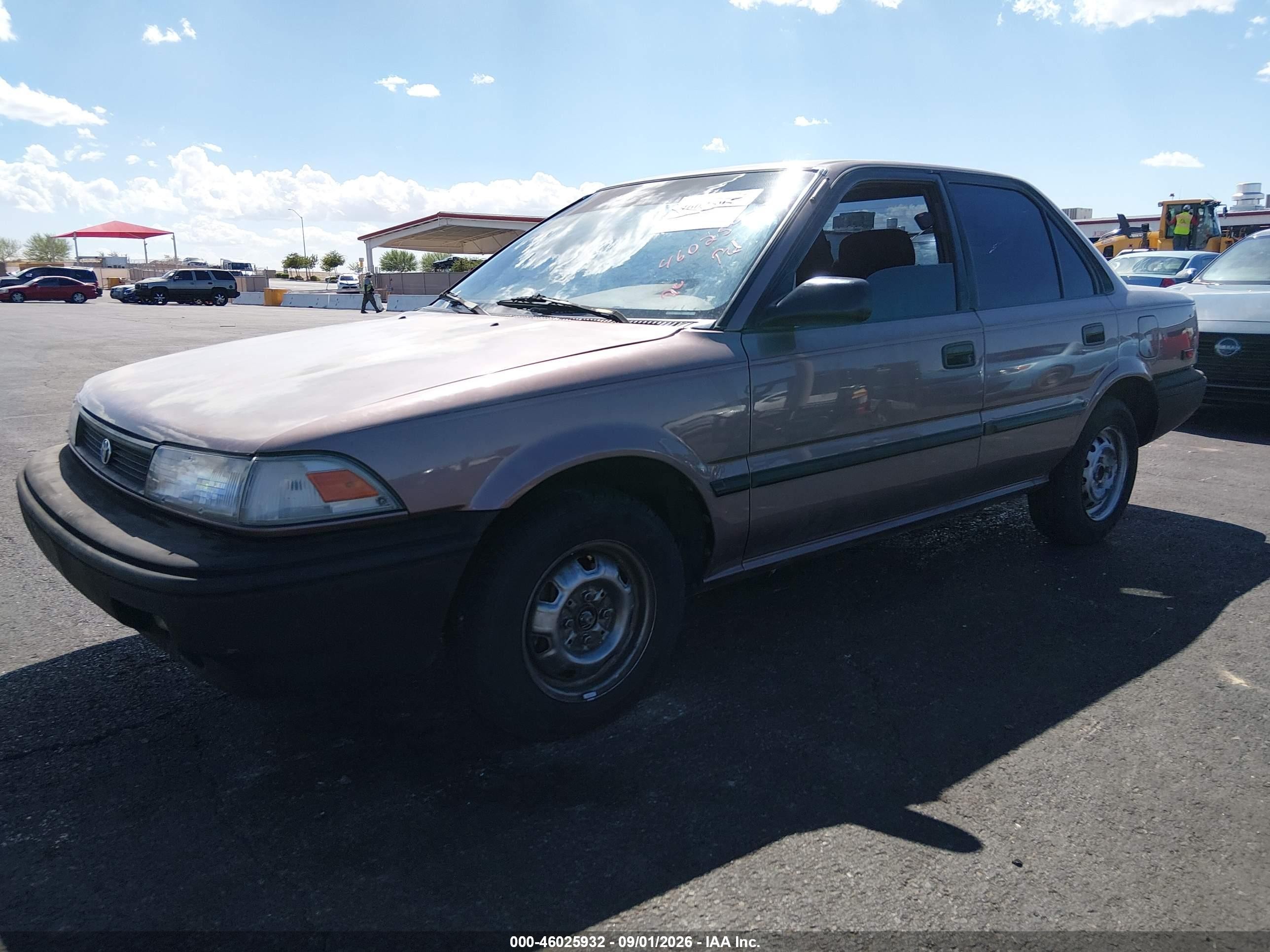1992 Toyota Corolla Dlx Pewter vin: JT2AE94A9N0305560