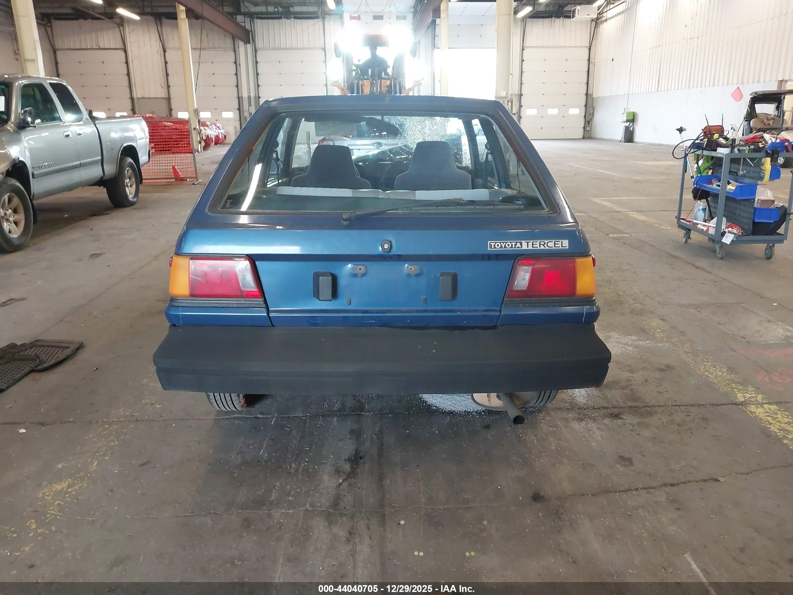 1985 Toyota Tercel Deluxe Blue vin: JT2AL32G9F0345682