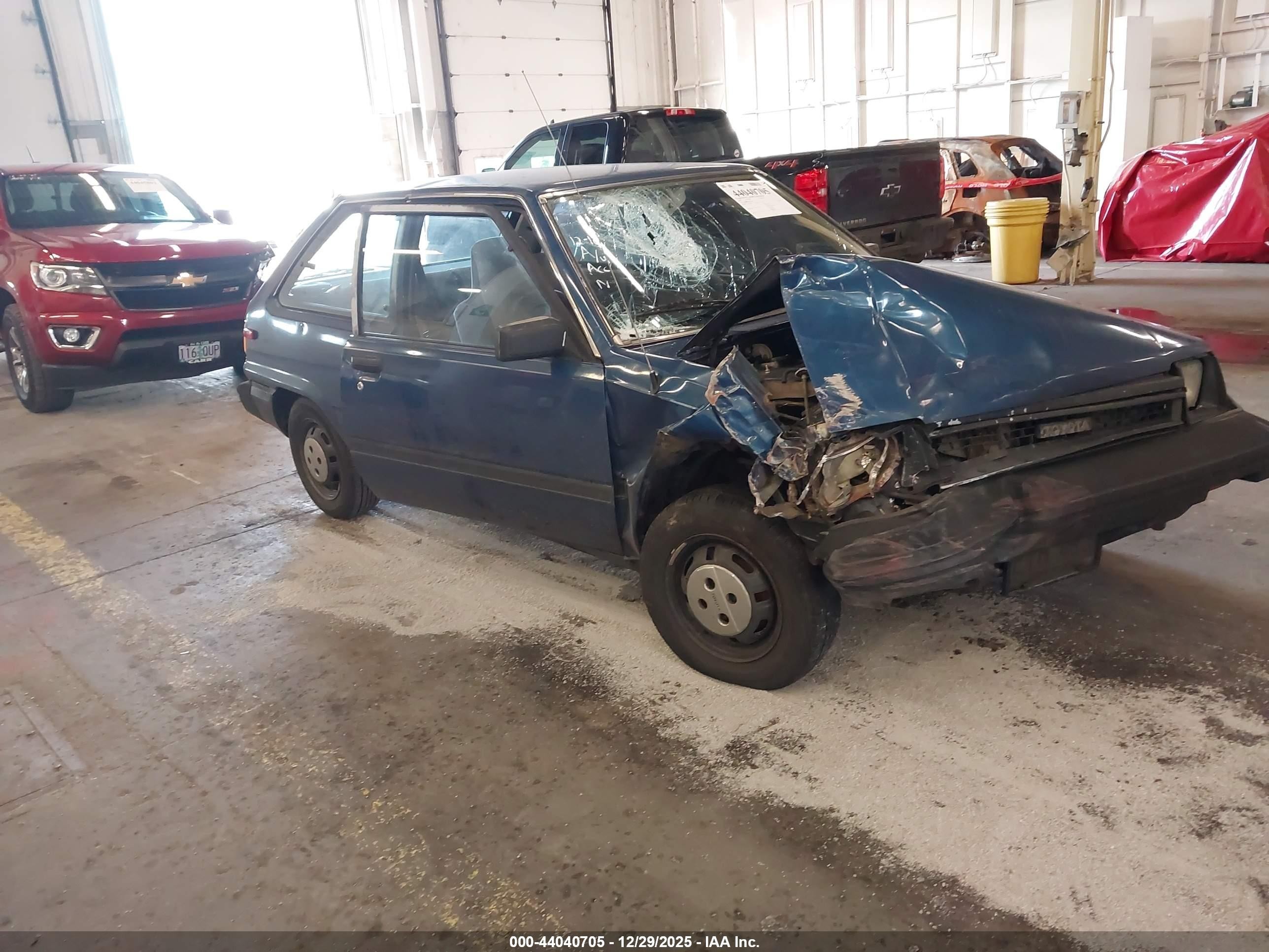 1985 Toyota Tercel Deluxe Blue vin: JT2AL32G9F0345682