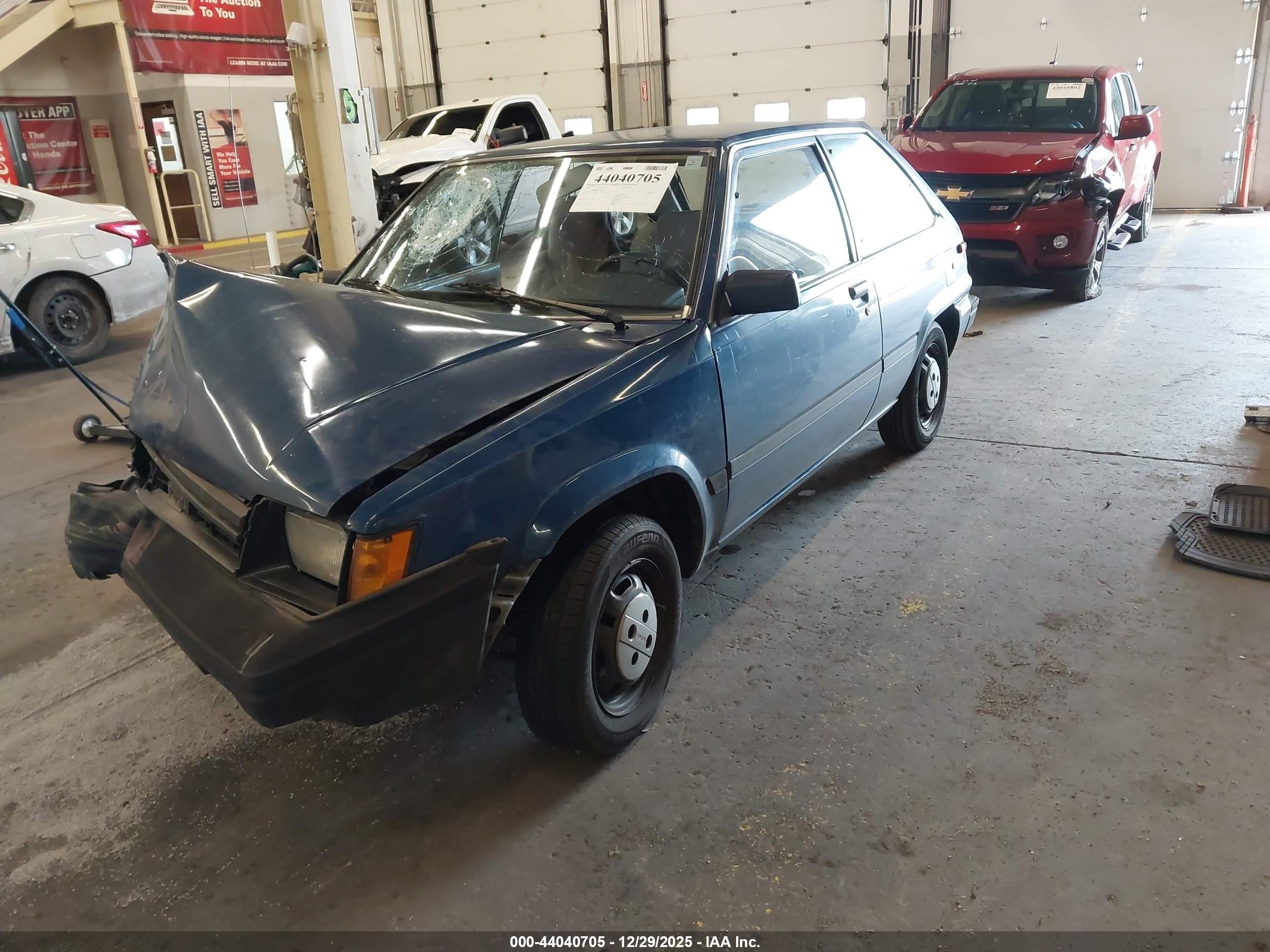 1985 Toyota Tercel Deluxe Blue vin: JT2AL32G9F0345682