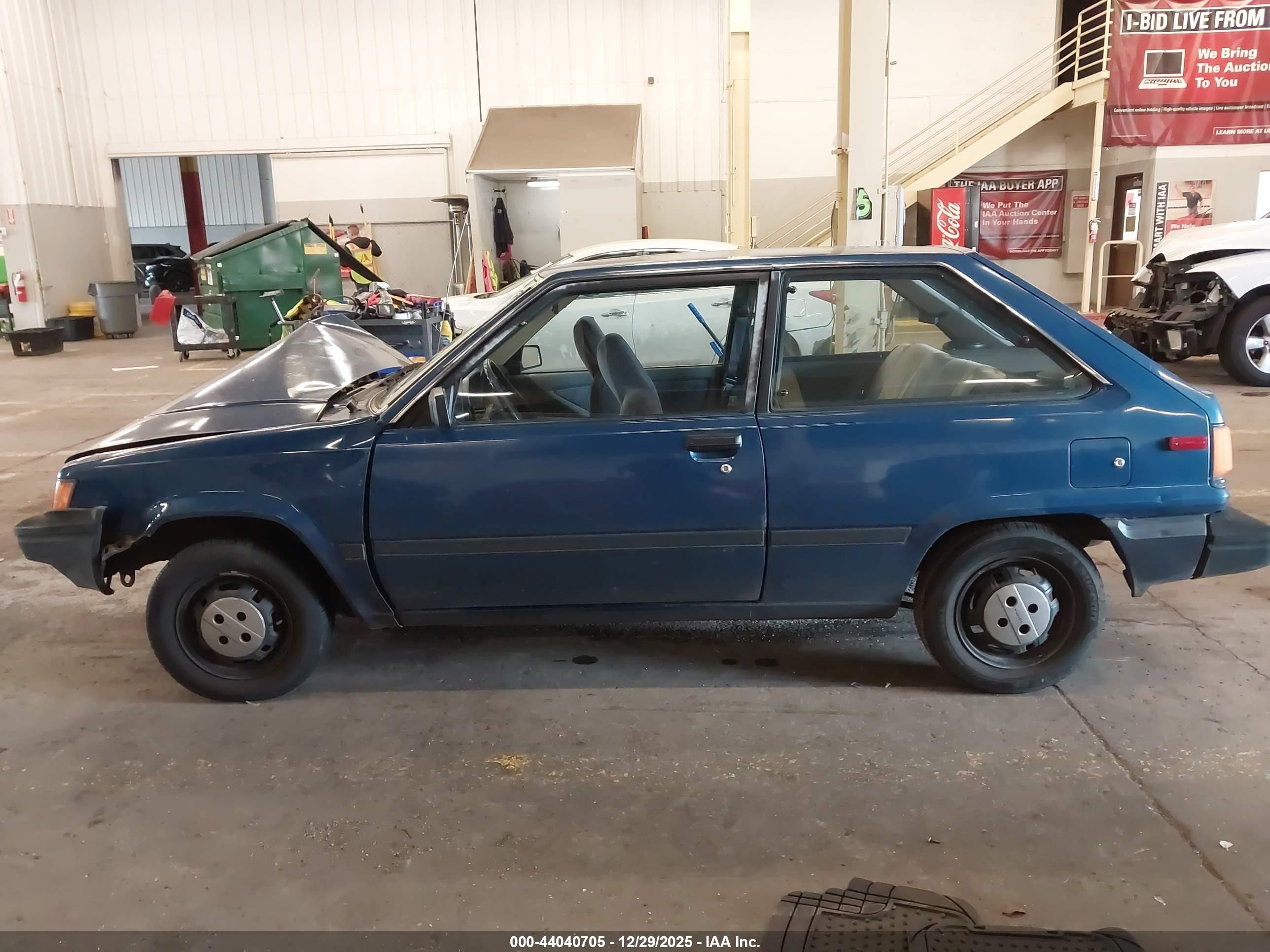 1985 Toyota Tercel Deluxe Blue vin: JT2AL32G9F0345682