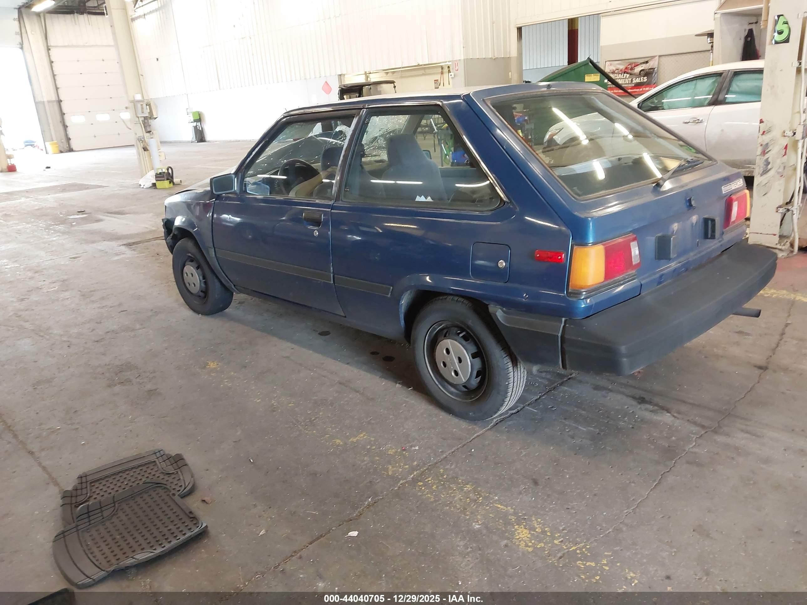 1985 Toyota Tercel Deluxe Blue vin: JT2AL32G9F0345682