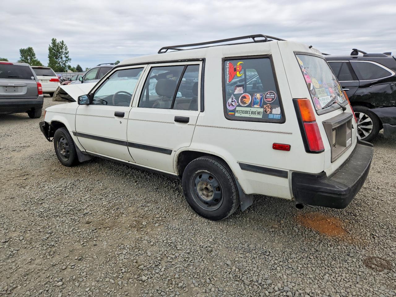 1985 Toyota Tercel Deluxe 4x4 White vin: JT2AL32W8F0156044