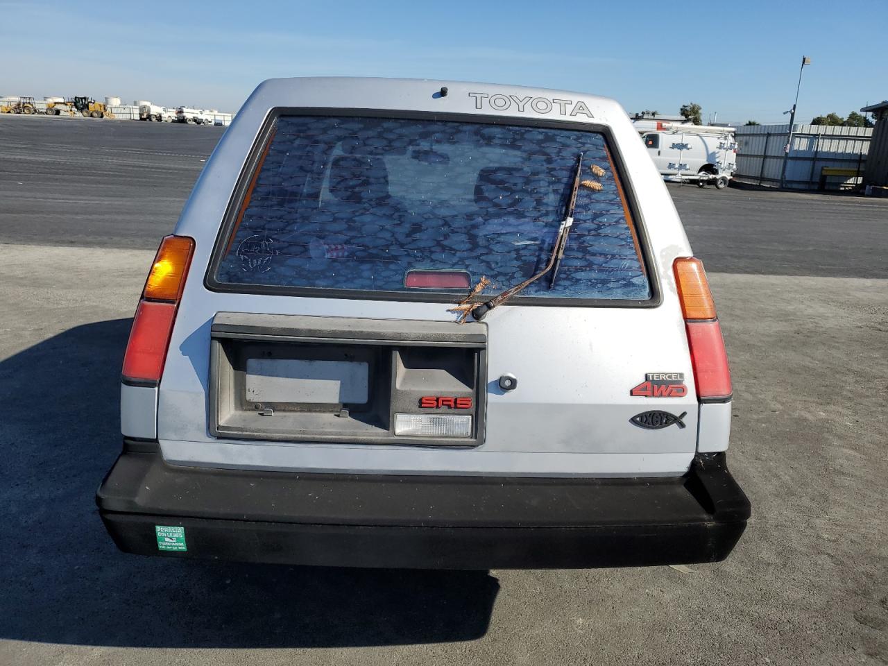 1986 Toyota Tercel Sr5 Silver vin: JT2AL35W2G0248991