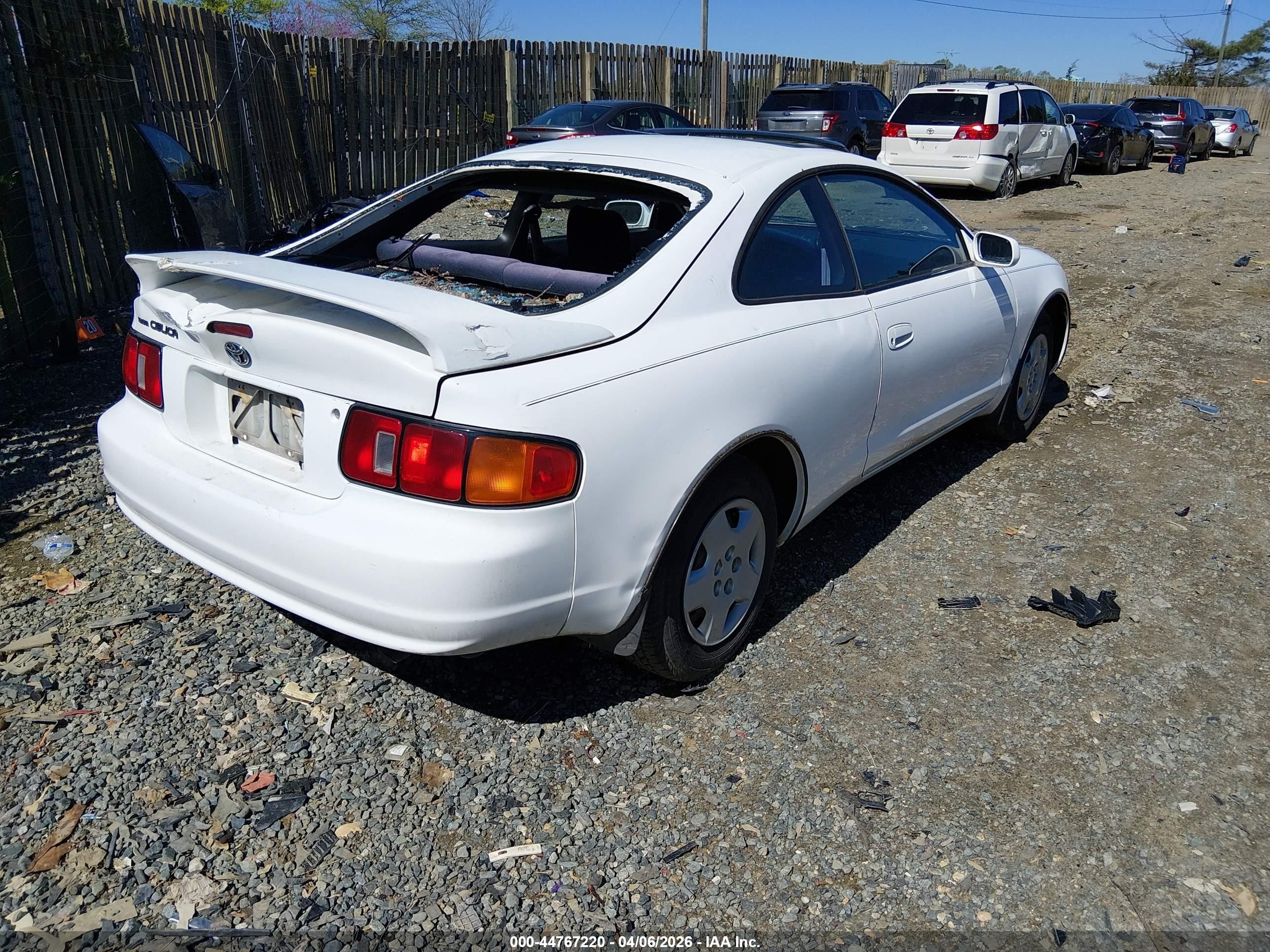 1994 Toyota Celica St White vin: JT2AT00N1R0028452