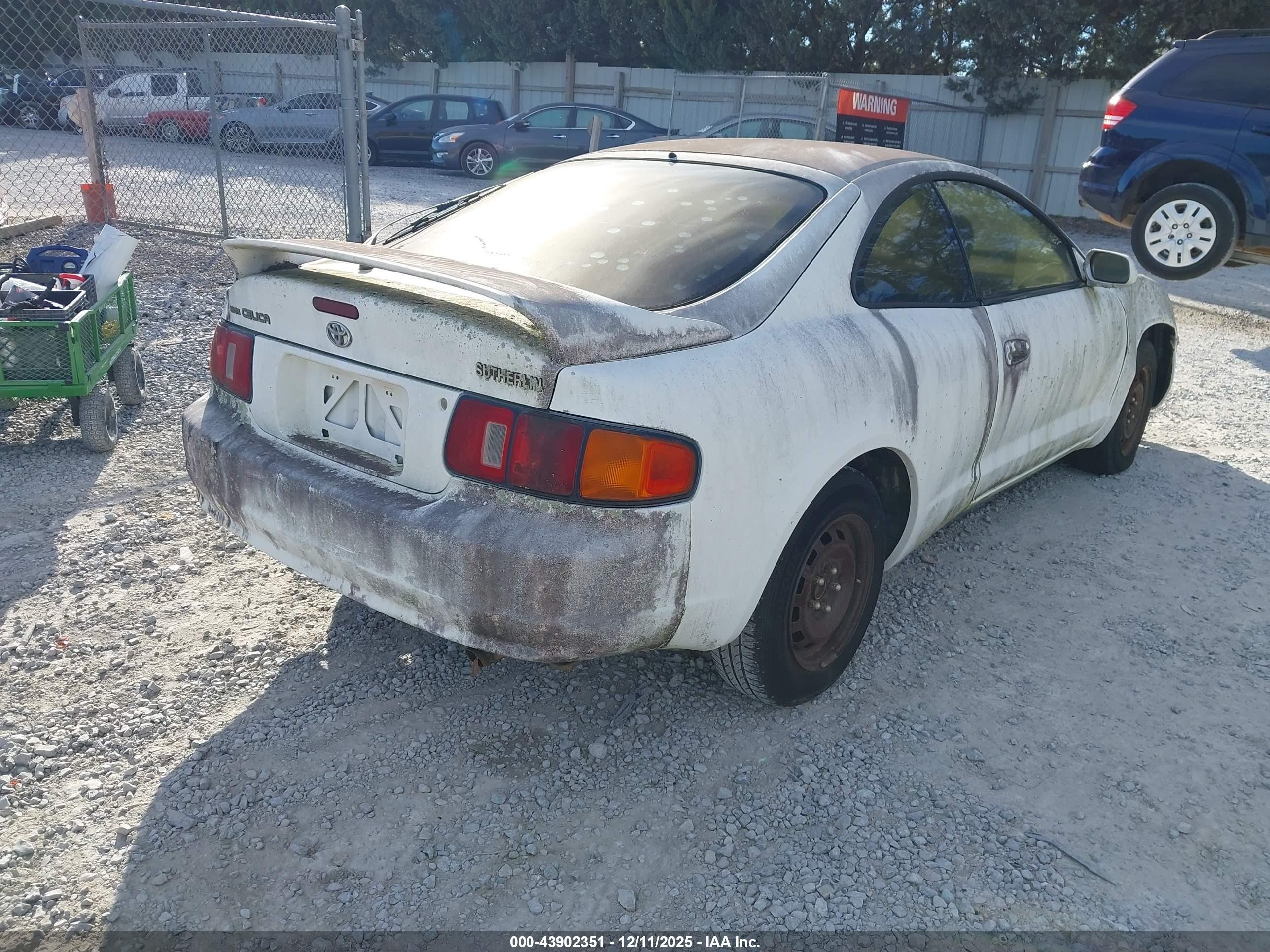 1995 Toyota Celica St White vin: JT2AT00N4S0050953