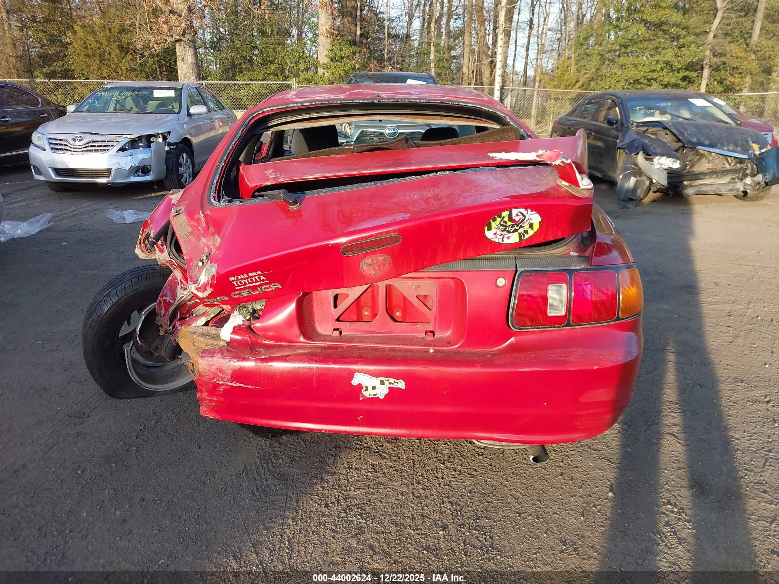 1995 Toyota Celica St Red vin: JT2AT00NXS0046454