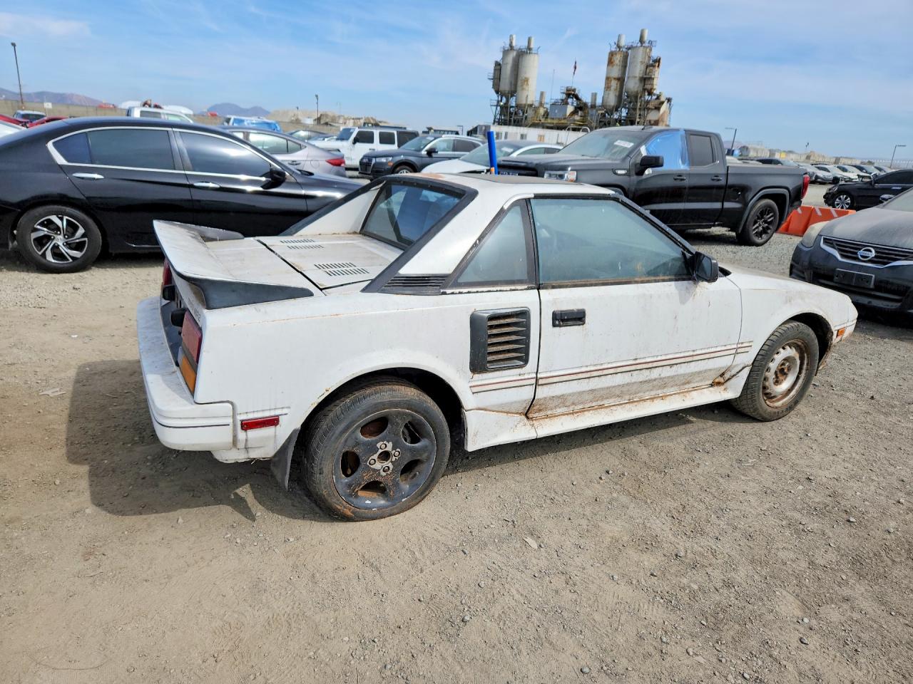 1986 Toyota Mr2 Base White vin: JT2AW15C8G0048456