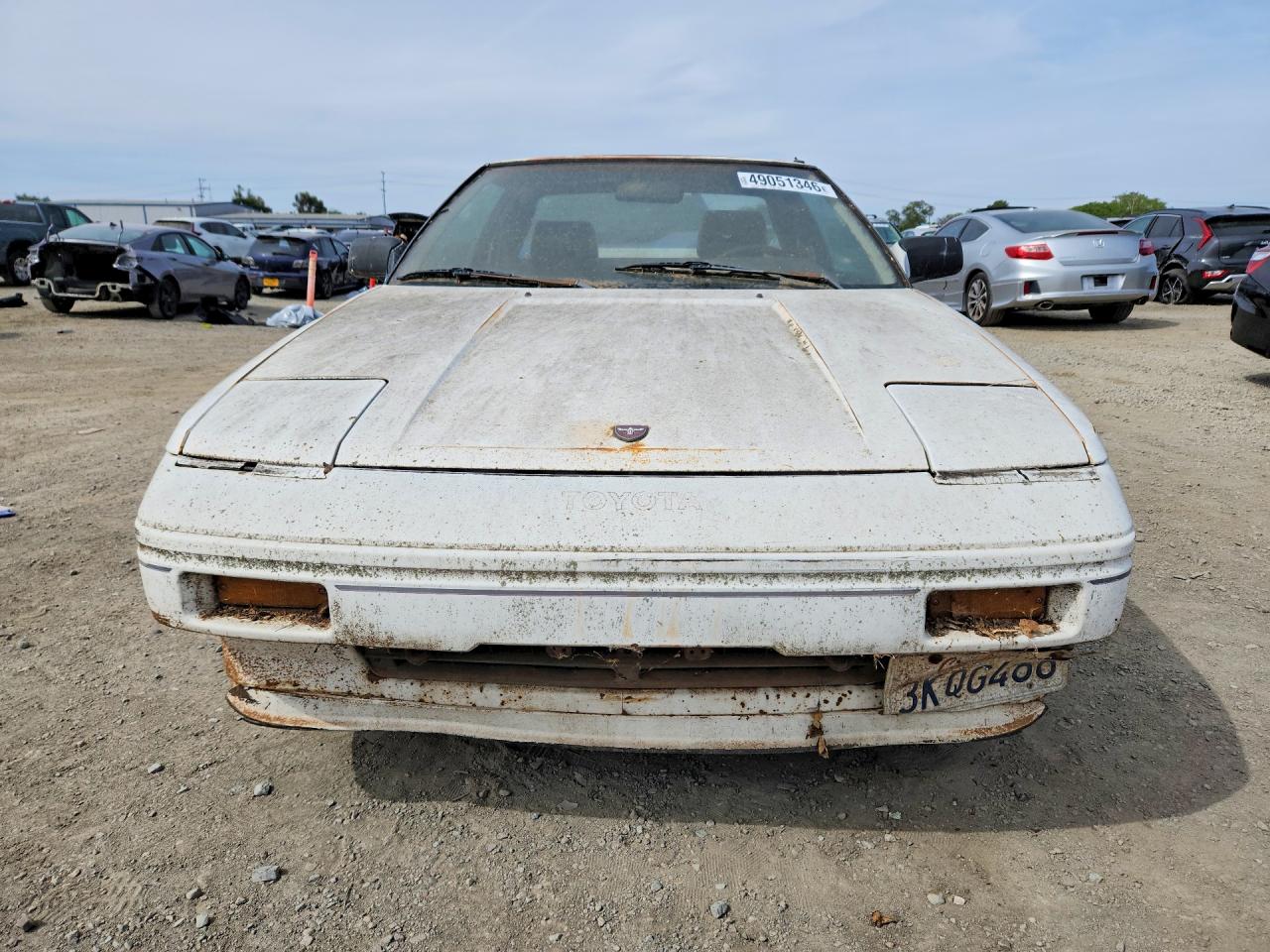 1986 Toyota Mr2 Base White vin: JT2AW15C8G0048456