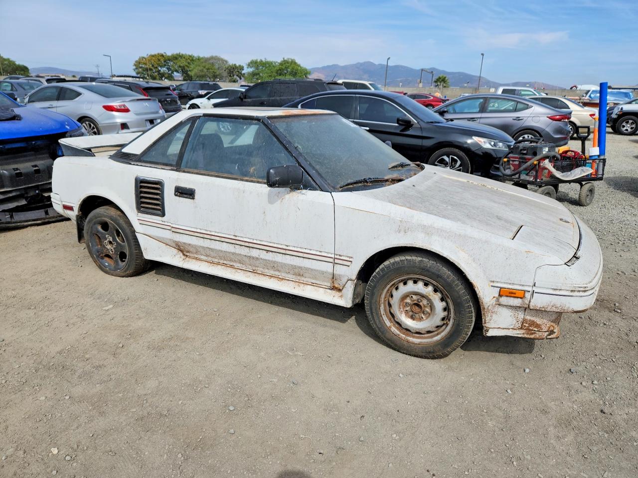 1986 Toyota Mr2 Base White vin: JT2AW15C8G0048456