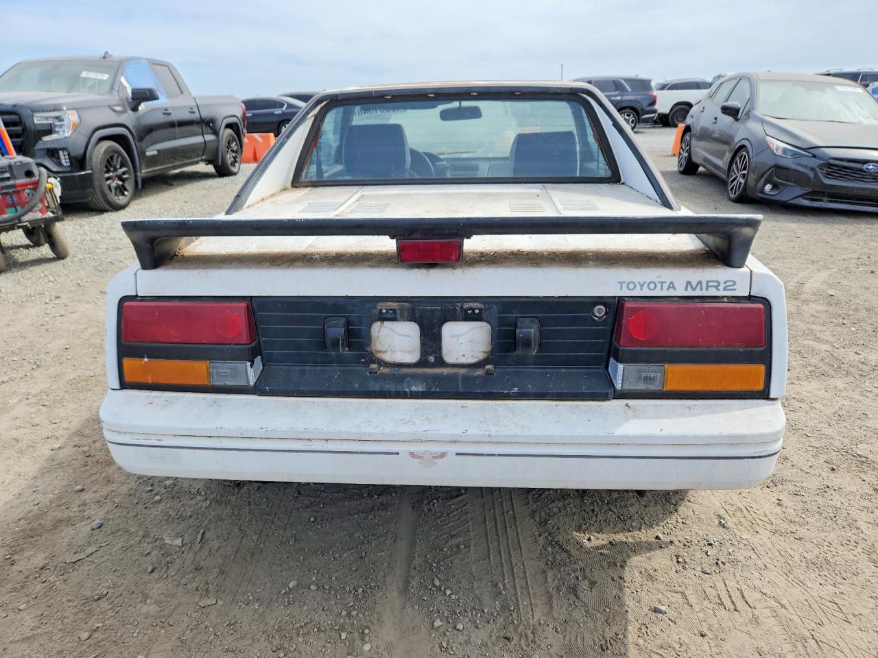 1986 Toyota Mr2 Base White vin: JT2AW15C8G0048456