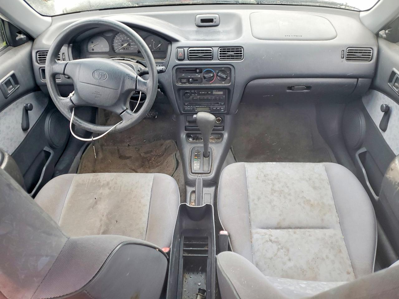 1997 Toyota Tercel Ce White vin: JT2BC52L5V0256090