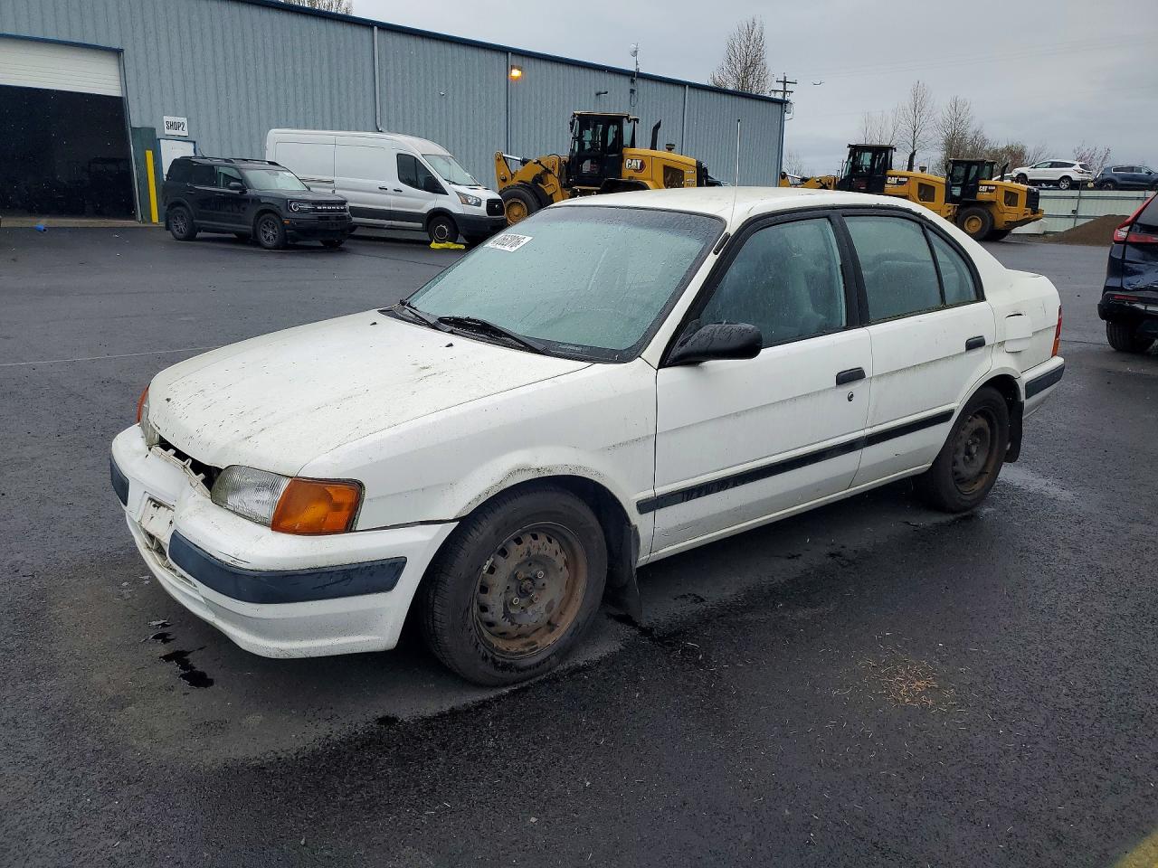 1997 Toyota Tercel Ce White vin: JT2BC52L5V0256090
