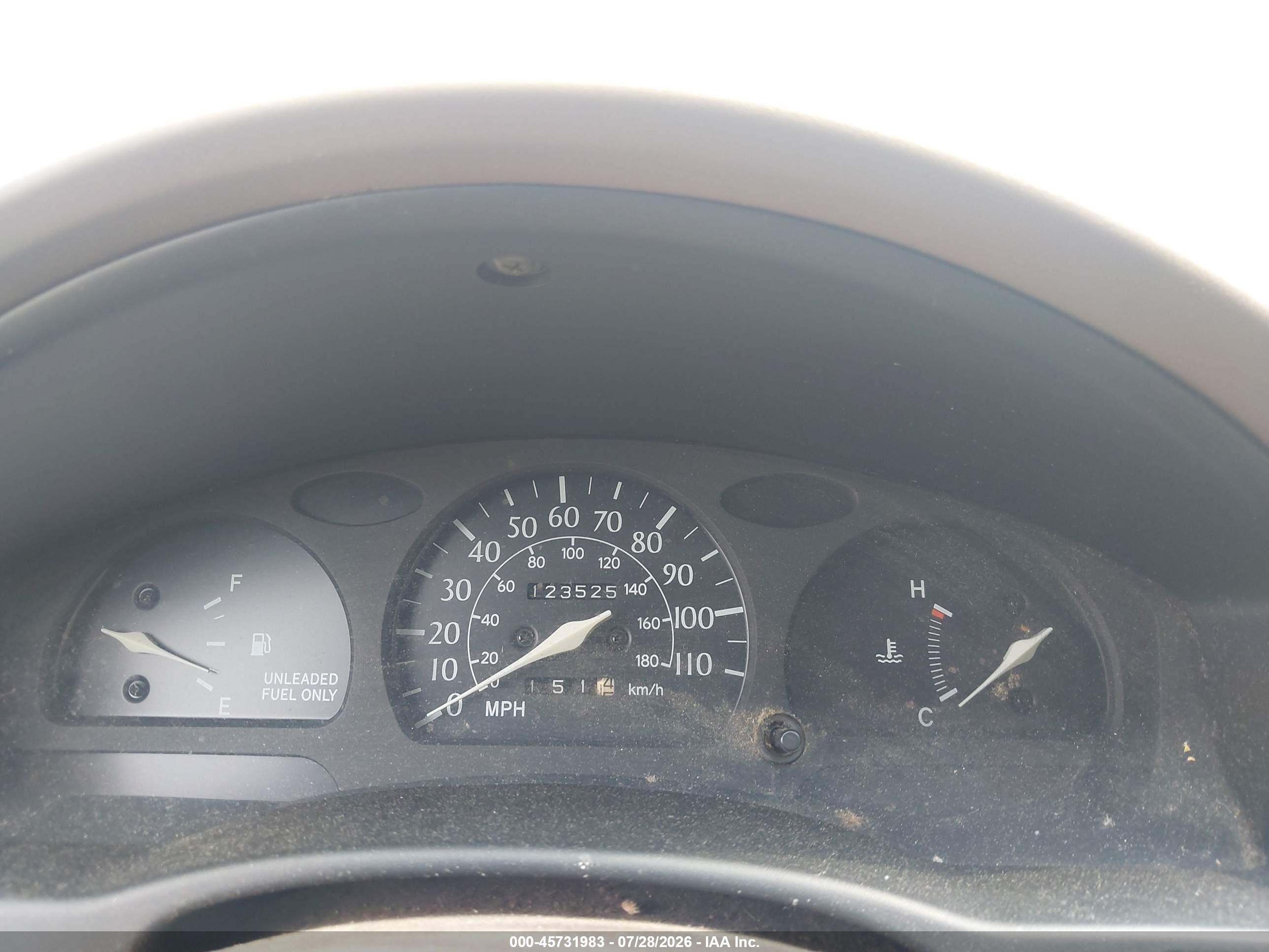 1997 Toyota Tercel Ce Green vin: JT2BC52L8V0241082