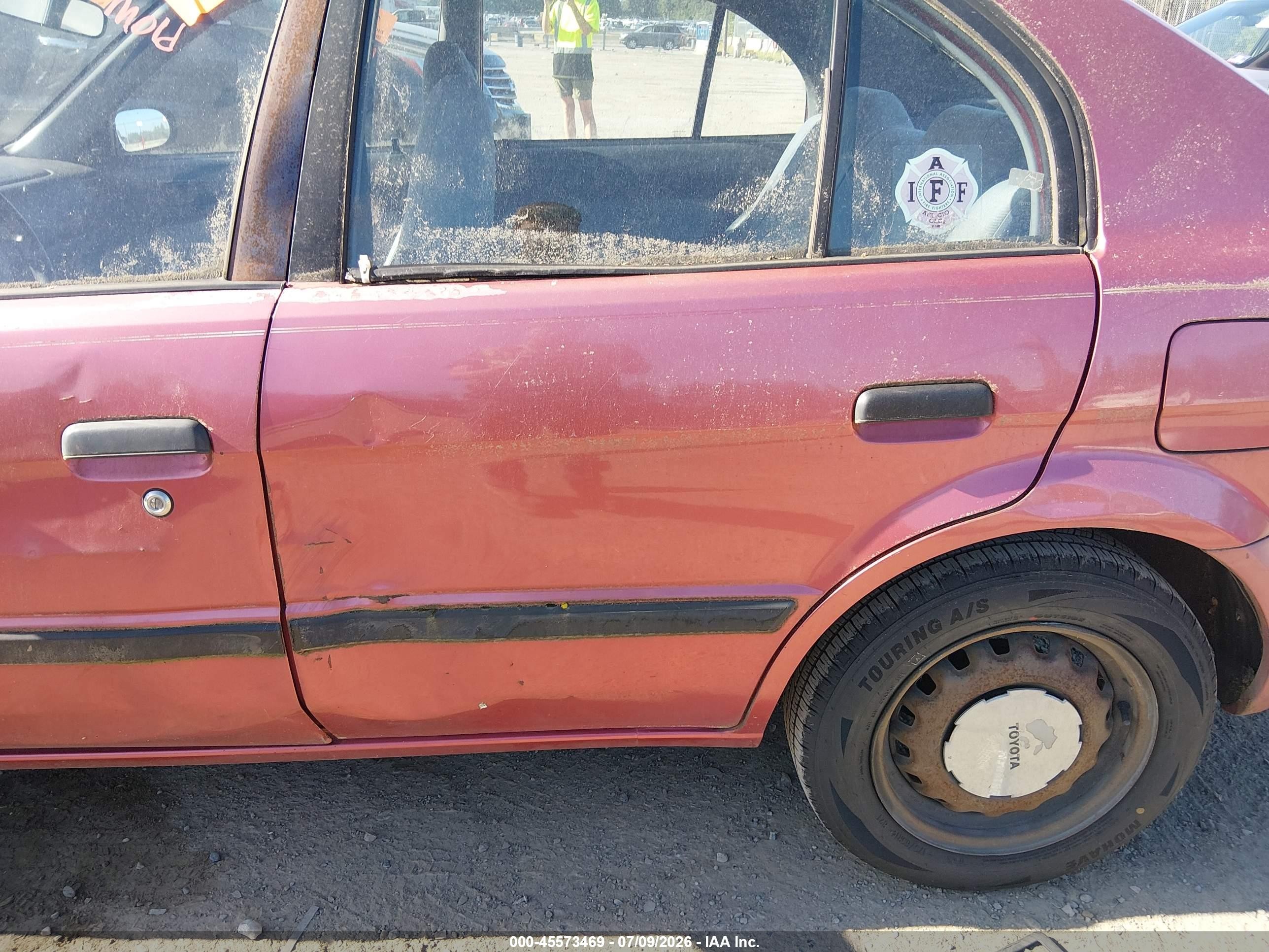 1997 Toyota Tercel Ce Красный vin: JT2BC52L9V0264256
