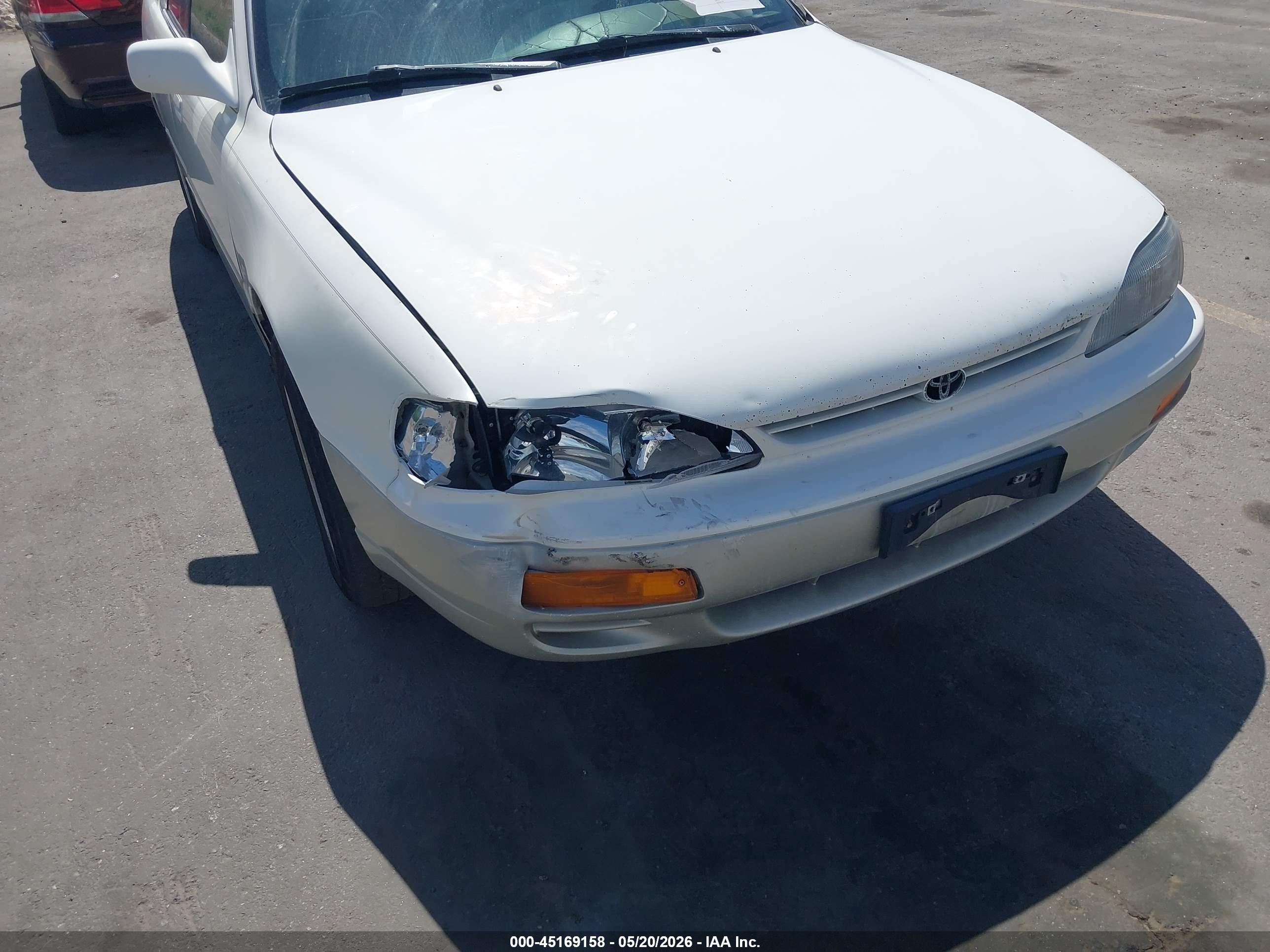 1996 Toyota Camry Le/xle/se White vin: JT2BF12K3T0137734