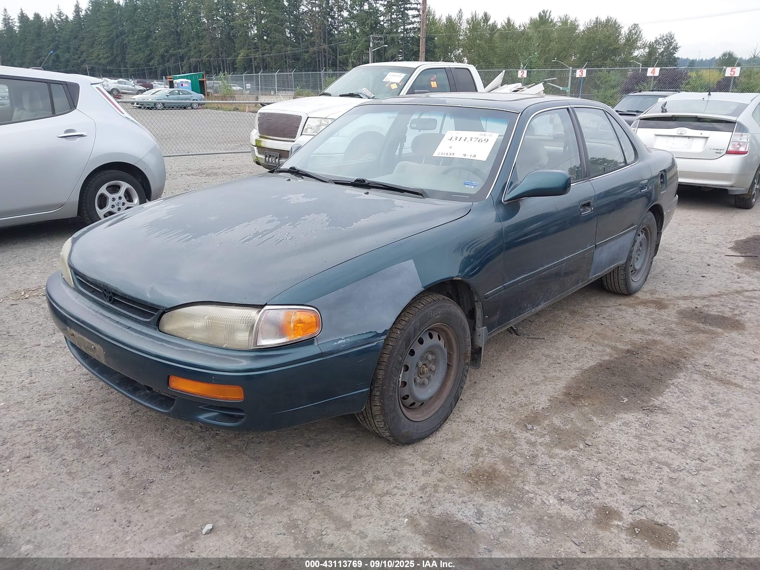 1996 Toyota Camry Le/xle/se Green vin: JT2BF12K3T0183063