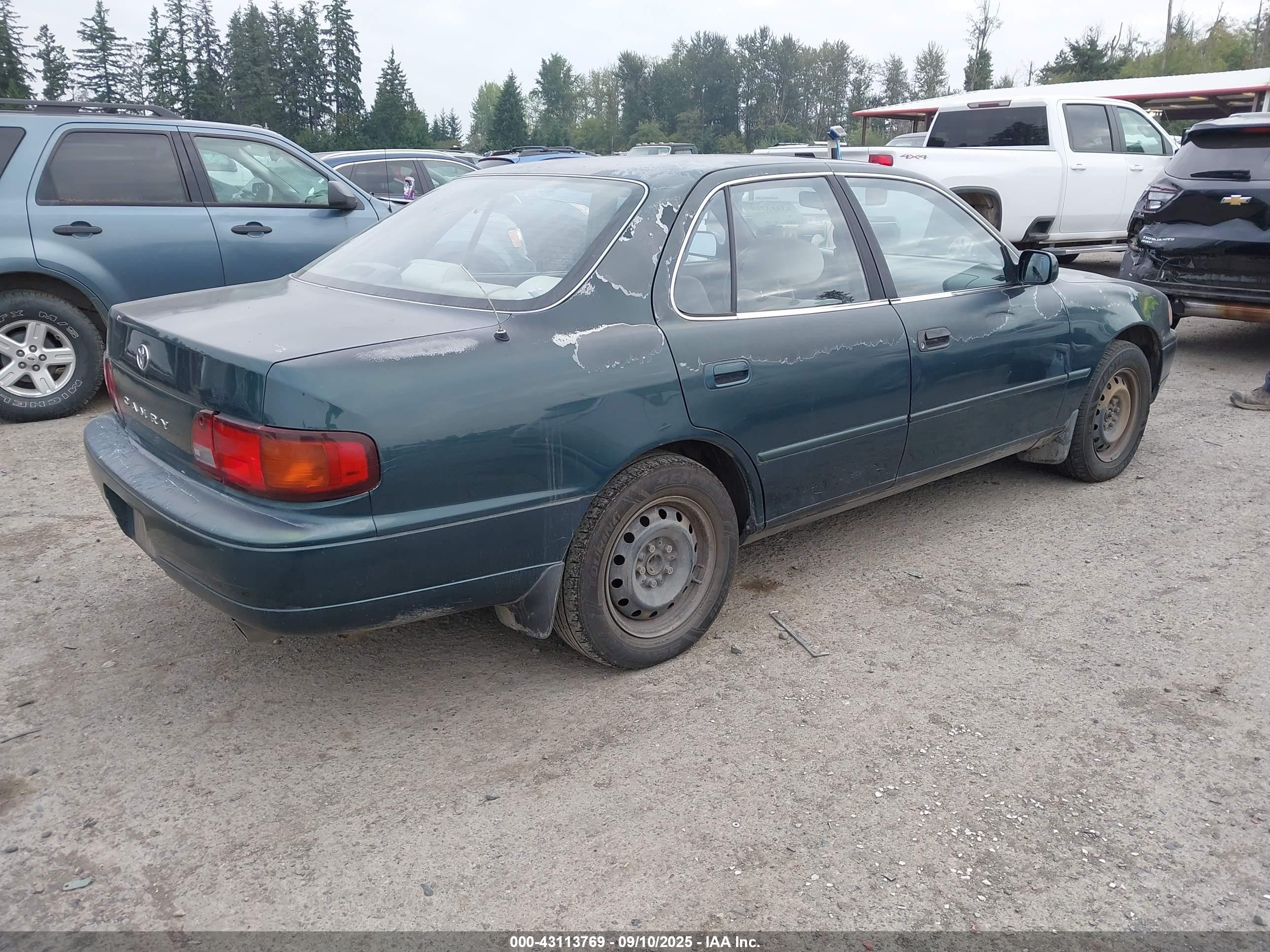 1996 Toyota Camry Le/xle/se Green vin: JT2BF12K3T0183063