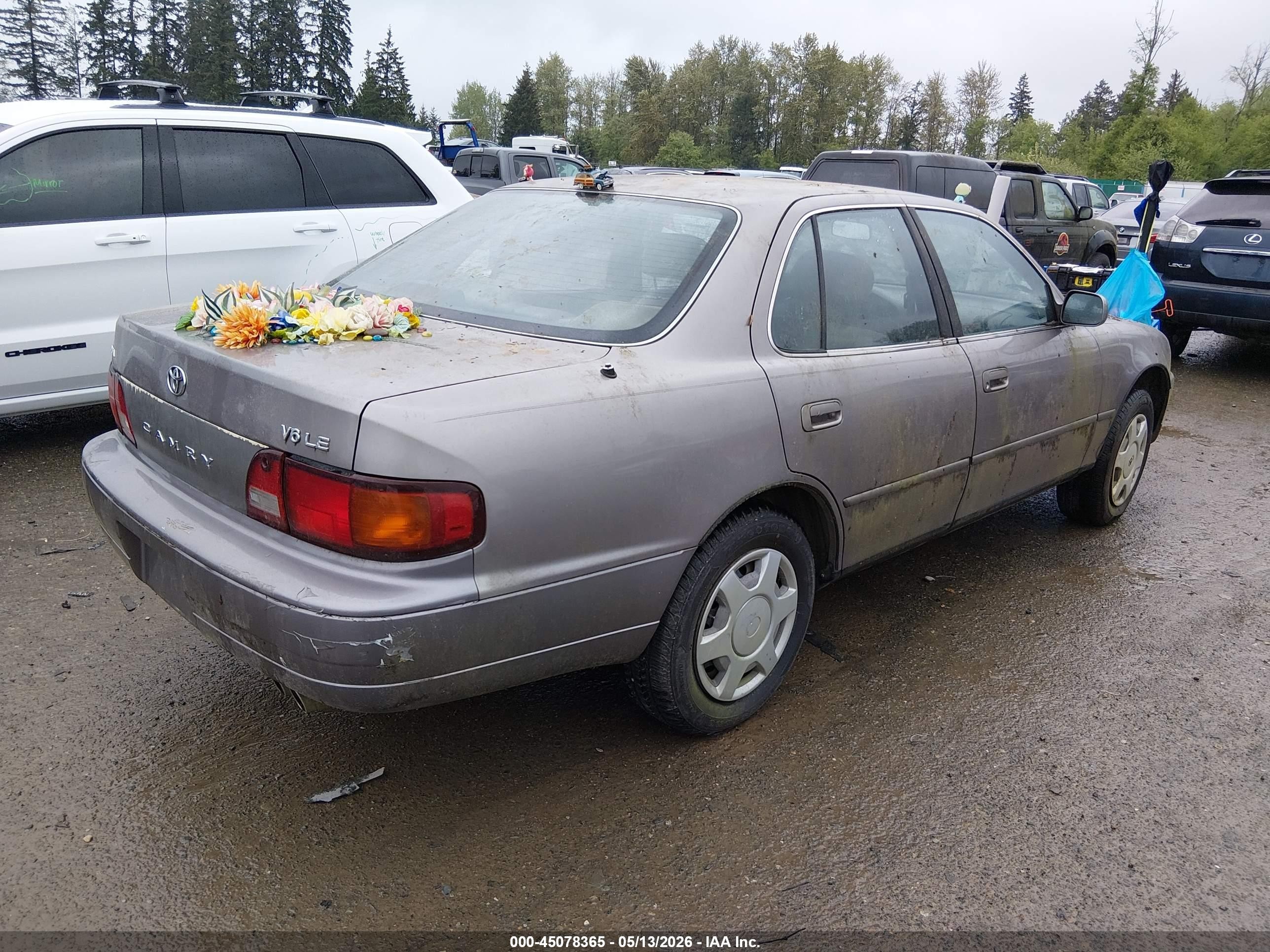 1996 Toyota Camry Le/xle/se Коричневый vin: JT2BF12K6T0165141