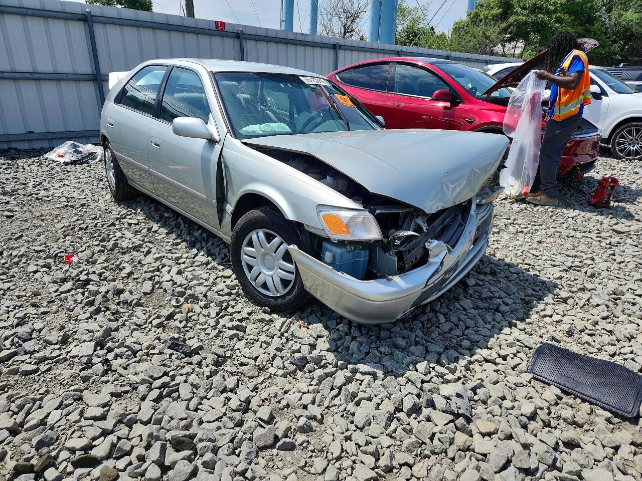 2001 Toyota Camry Le V6 Silver vin: JT2BF22K110294181
