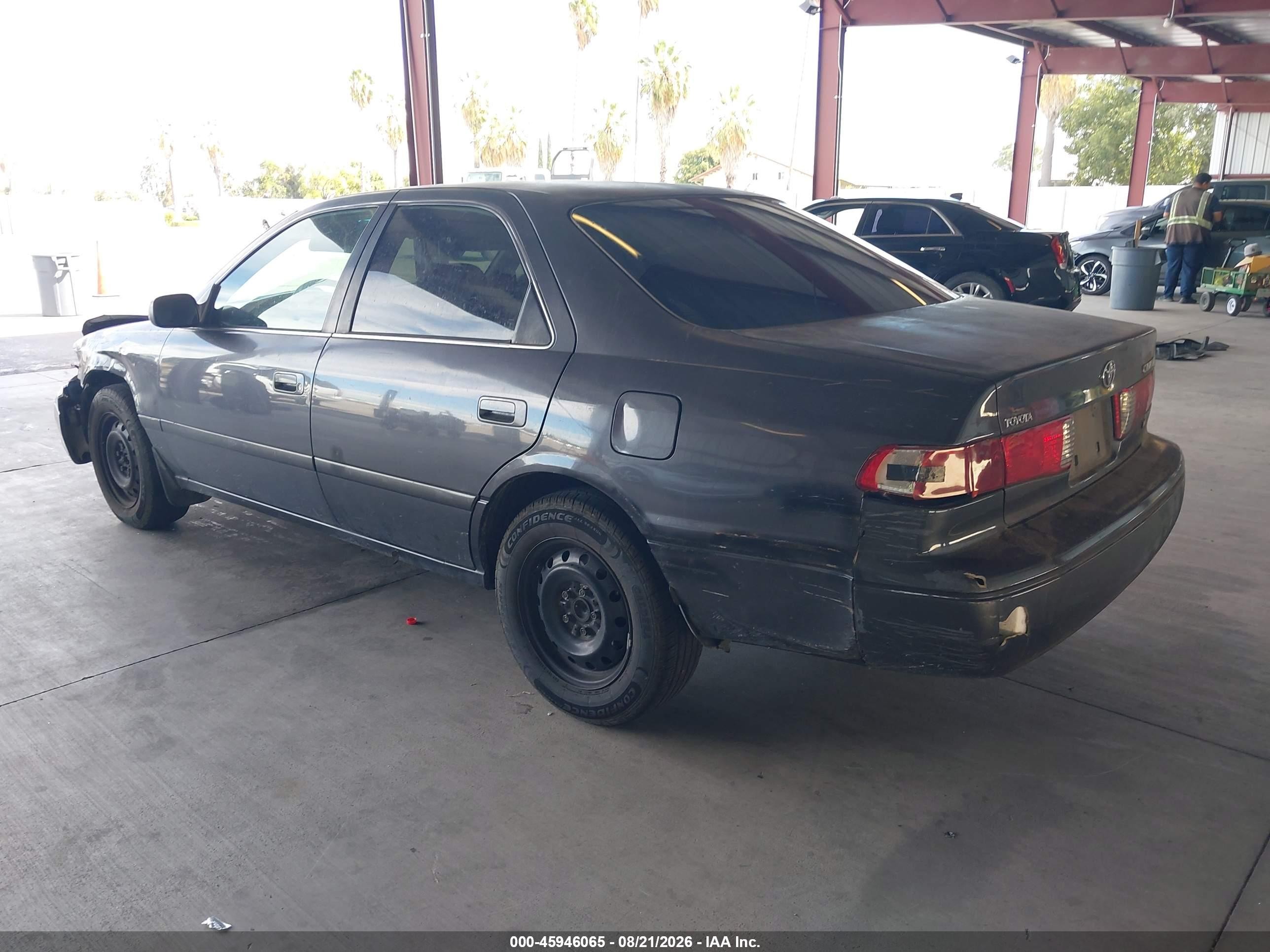 2001 Toyota Camry Le V6 Gray vin: JT2BF22K110339958