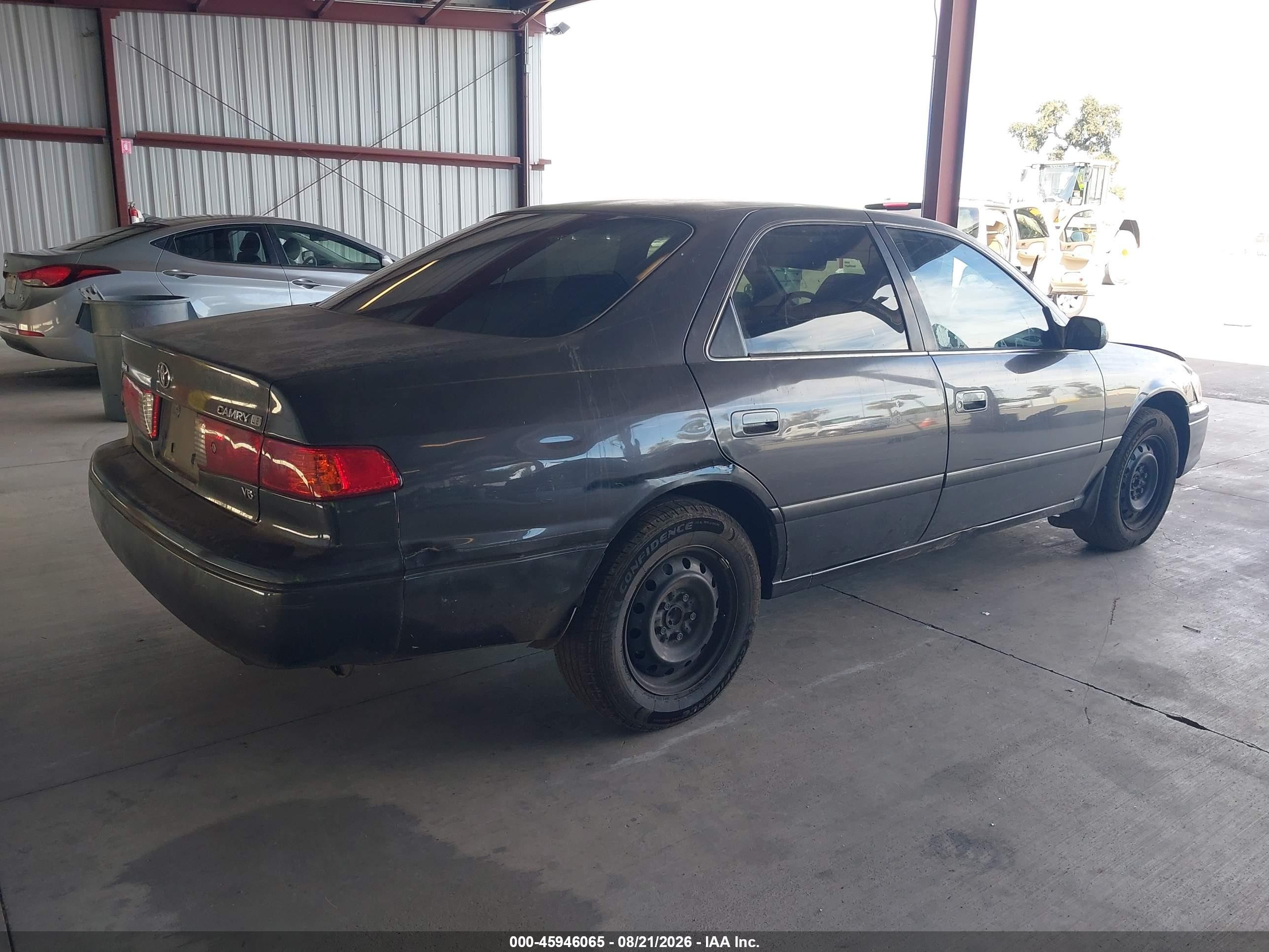 2001 Toyota Camry Le V6 Gray vin: JT2BF22K110339958