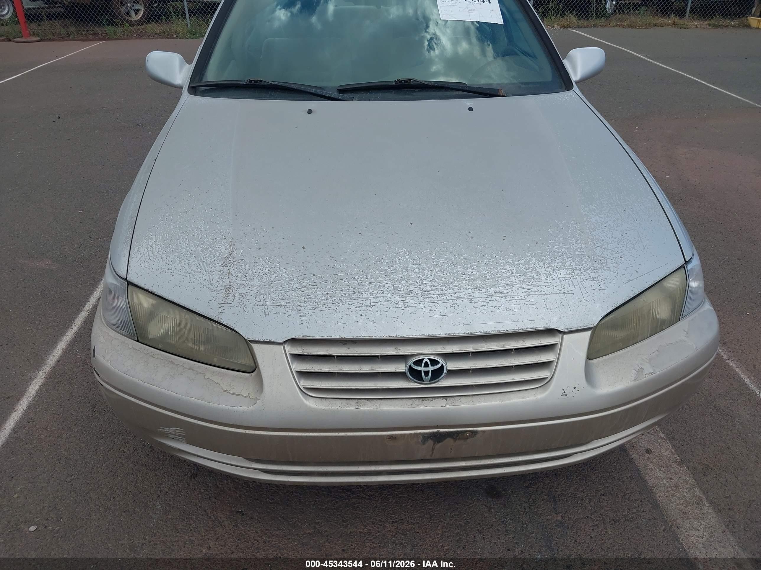 1997 Toyota Camry Le V6/xle V6 Серый vin: JT2BF22K1V0003667