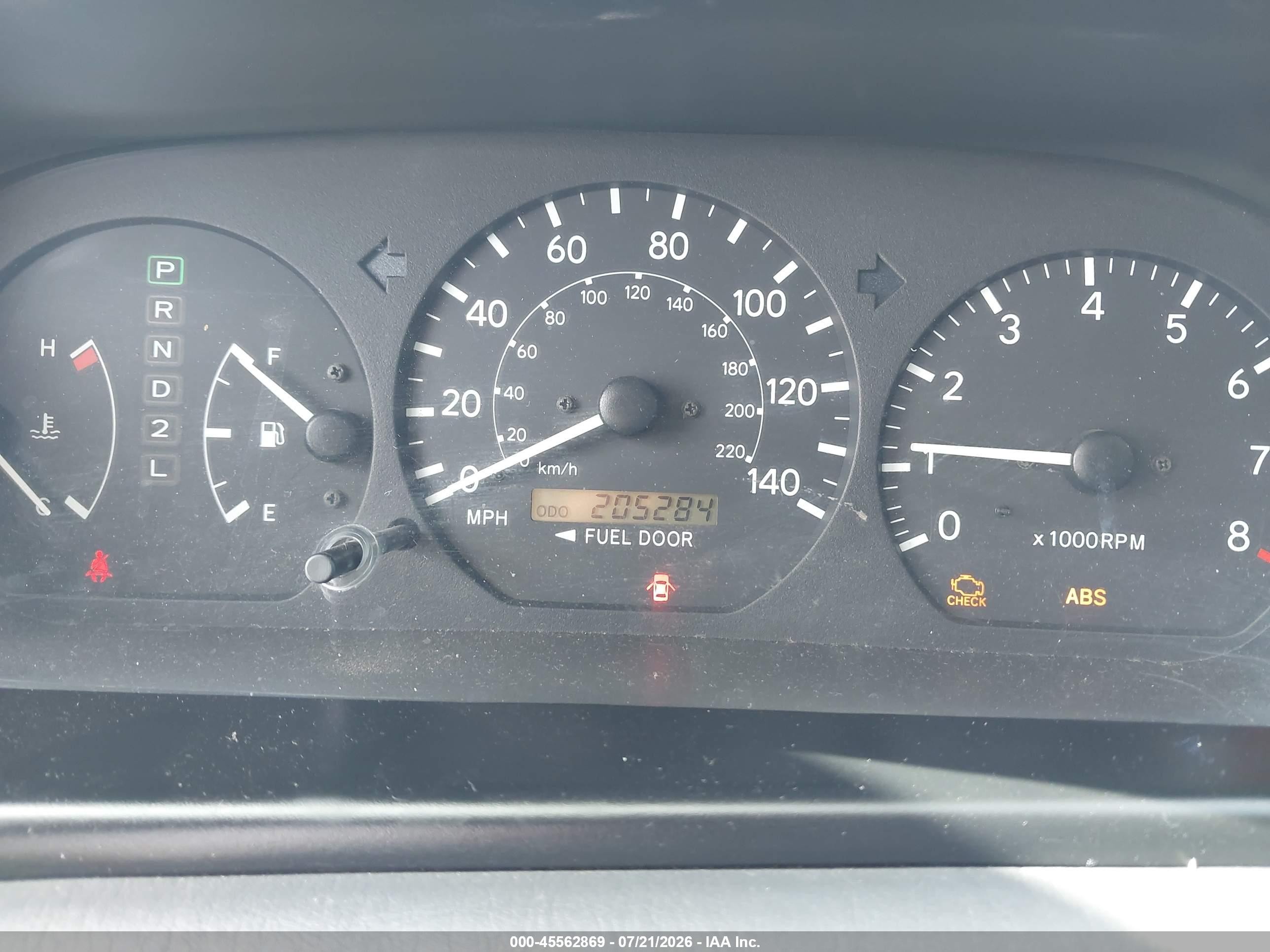 2000 Toyota Camry Le V6 White vin: JT2BF22K1Y0249929
