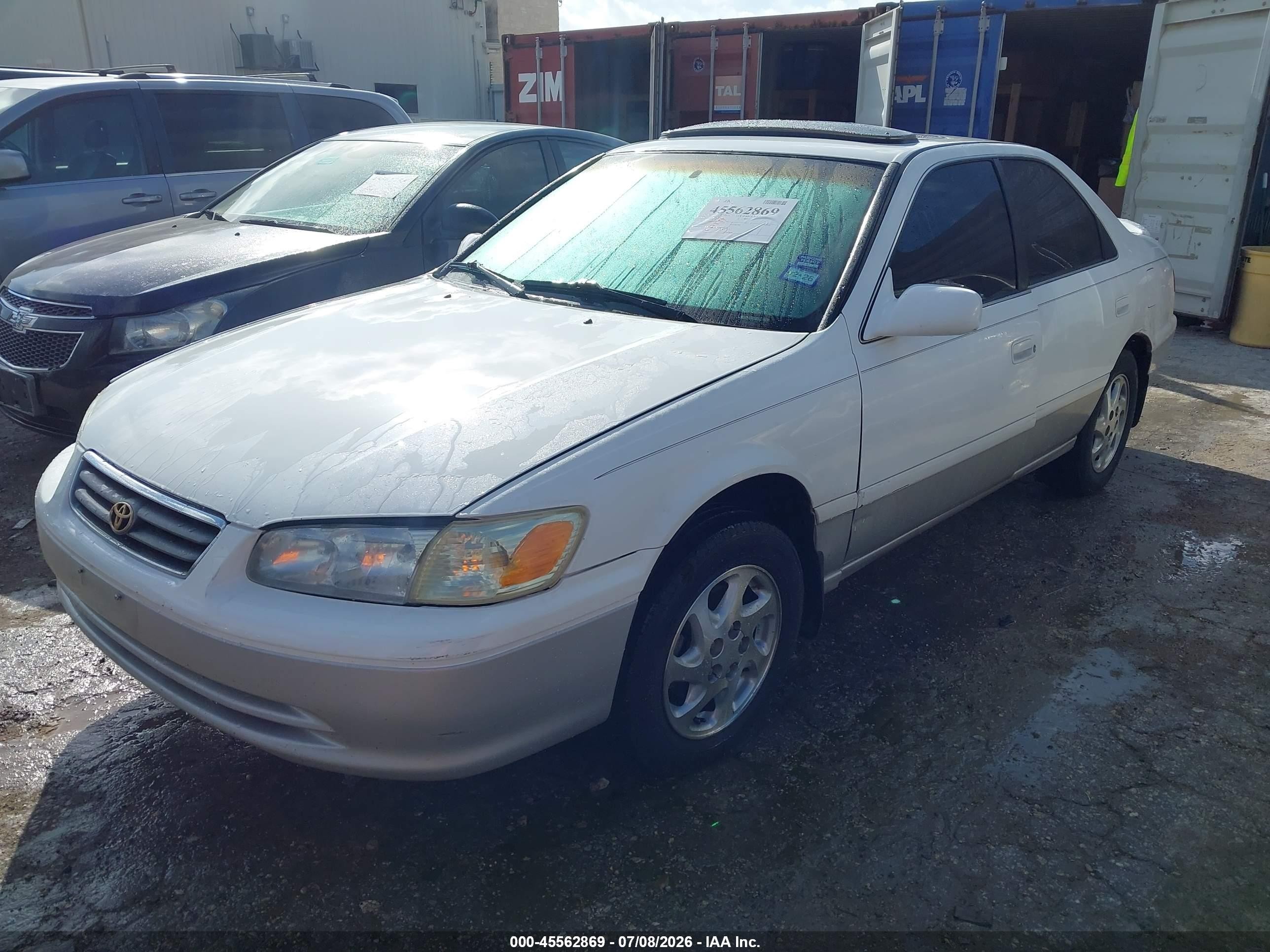 2000 Toyota Camry Le V6 White vin: JT2BF22K1Y0249929